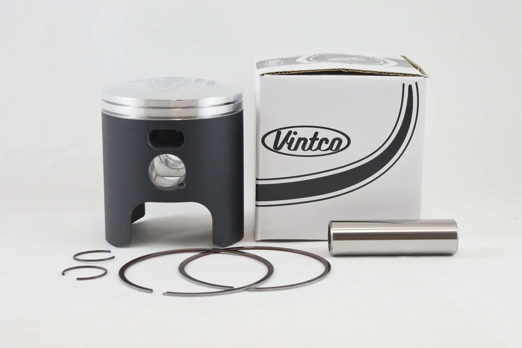 PISTON KIT 71-81 SUZUKI DS TC TS 185 66.0mm OVER VINTCO PSS11-2.0 thumbnail 2