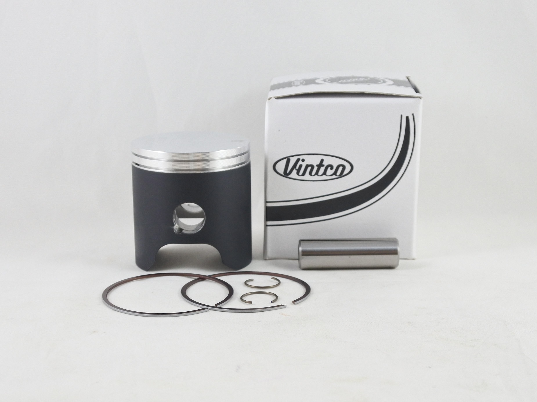 PISTON KIT 85-86 SUZUKI RM 125 55.00mm 1.00mm OVER VINTCO PSS12-1.0 thumbnail 2