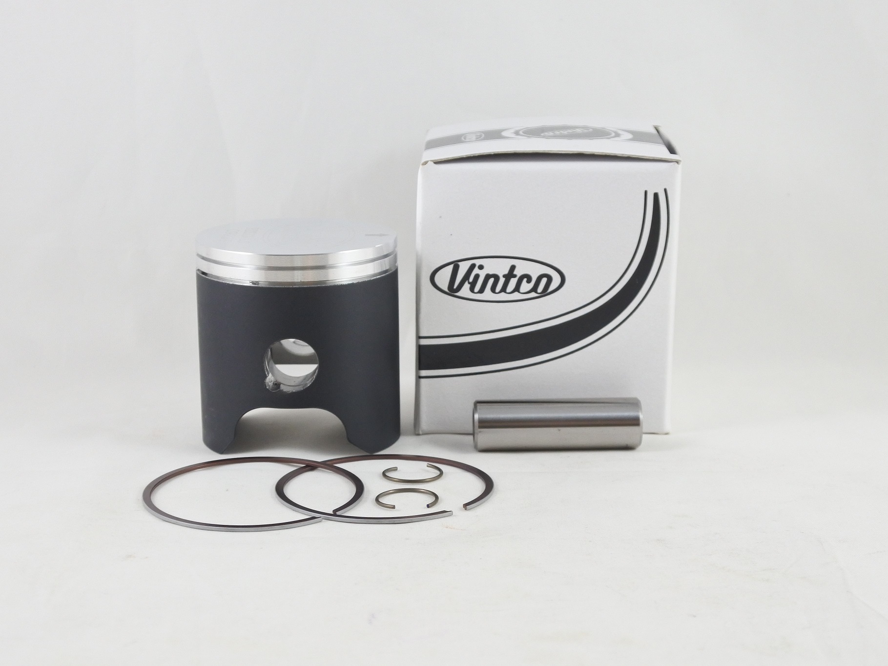 PISTON KIT 85-86 SUZUKI RM 125 55.50mm 1.50mm OVER VINTCO PSS12-1.5 thumbnail 2