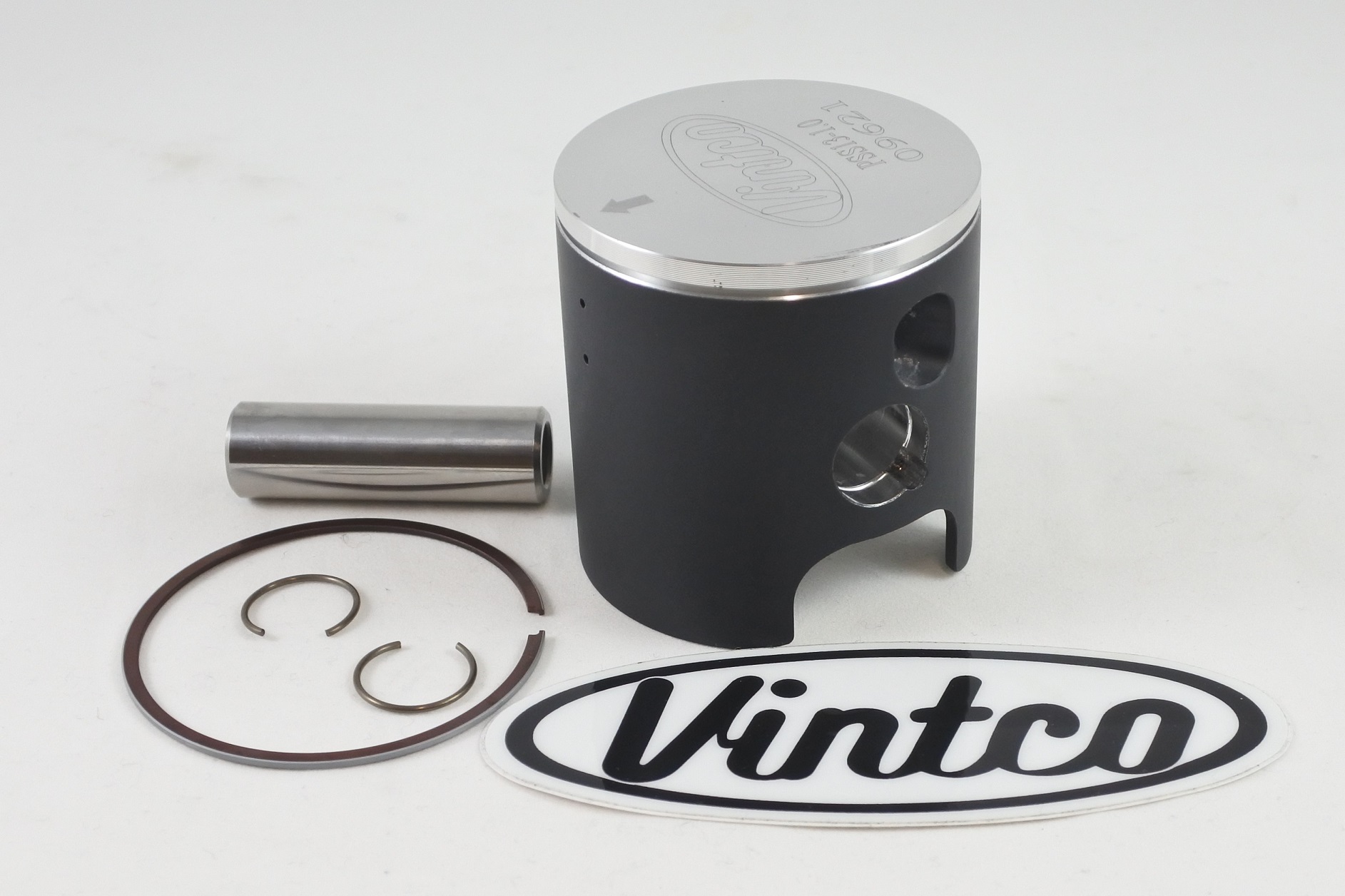 PISTON KIT 87-87 SUZUKI RM 125 55.0mm 1.0mm OVER VINTCO PSS13-1.0 image 1