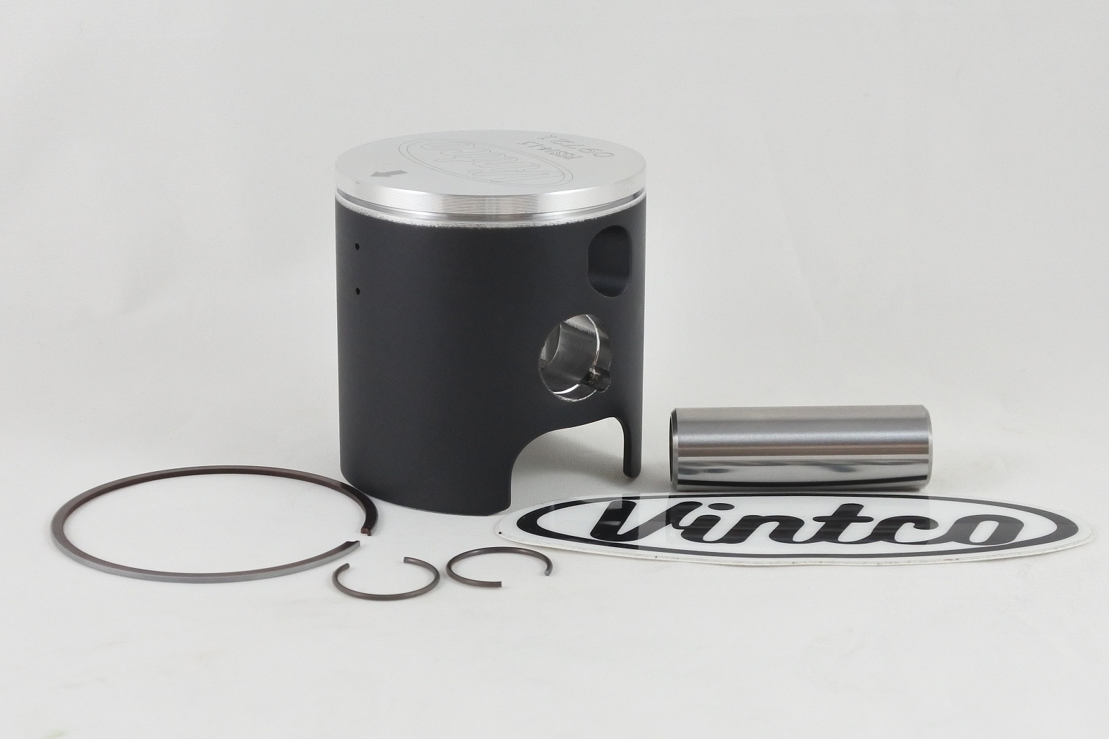 PISTON KIT 88-88 SUZUKI RM 125 55.5mm 1.5mm OVER VINTCO PSS14-1.5 image 1