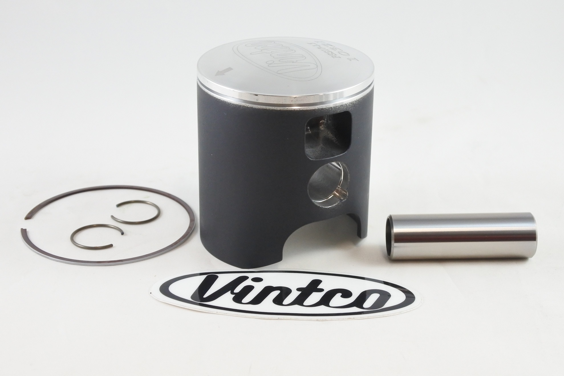 PISTON KIT 86-86 SUZUKI RM 250 68.5mm 1.5mm OVER VINTCO PSS17-1.5 image 1