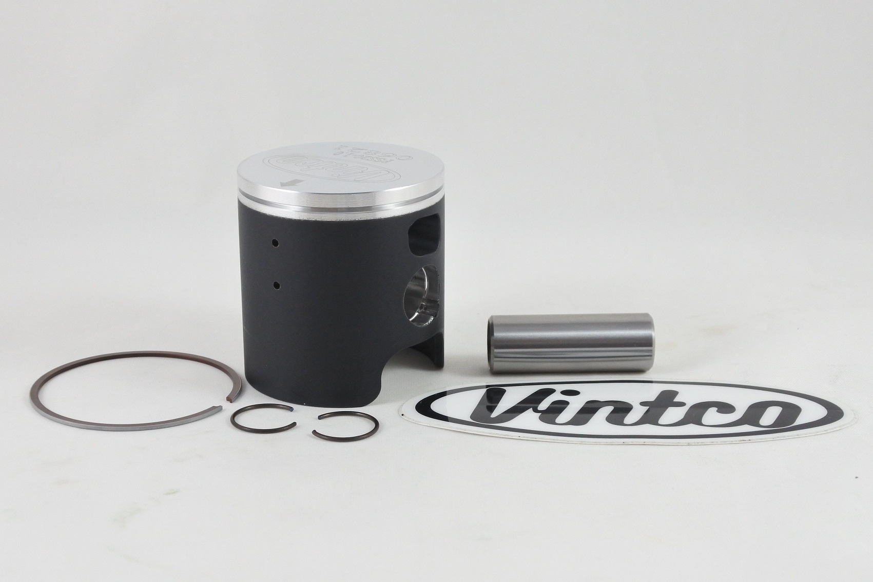 PISTON KIT 86-87 SUZUKI RM 80 48.5mm 1.0mm OVER VINTCO PSS20-1.0 image 1