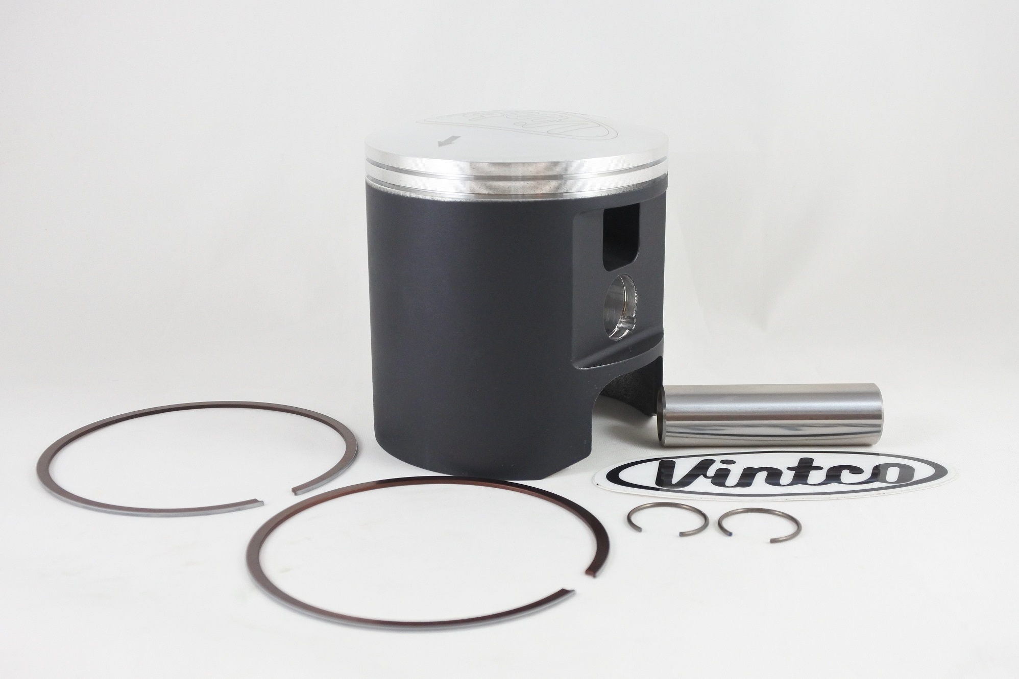 PISTON KIT 87-90 SUZUKI LT R 500 87mm +1.0mm OVER VINTCO PSS24-1.0 image 1