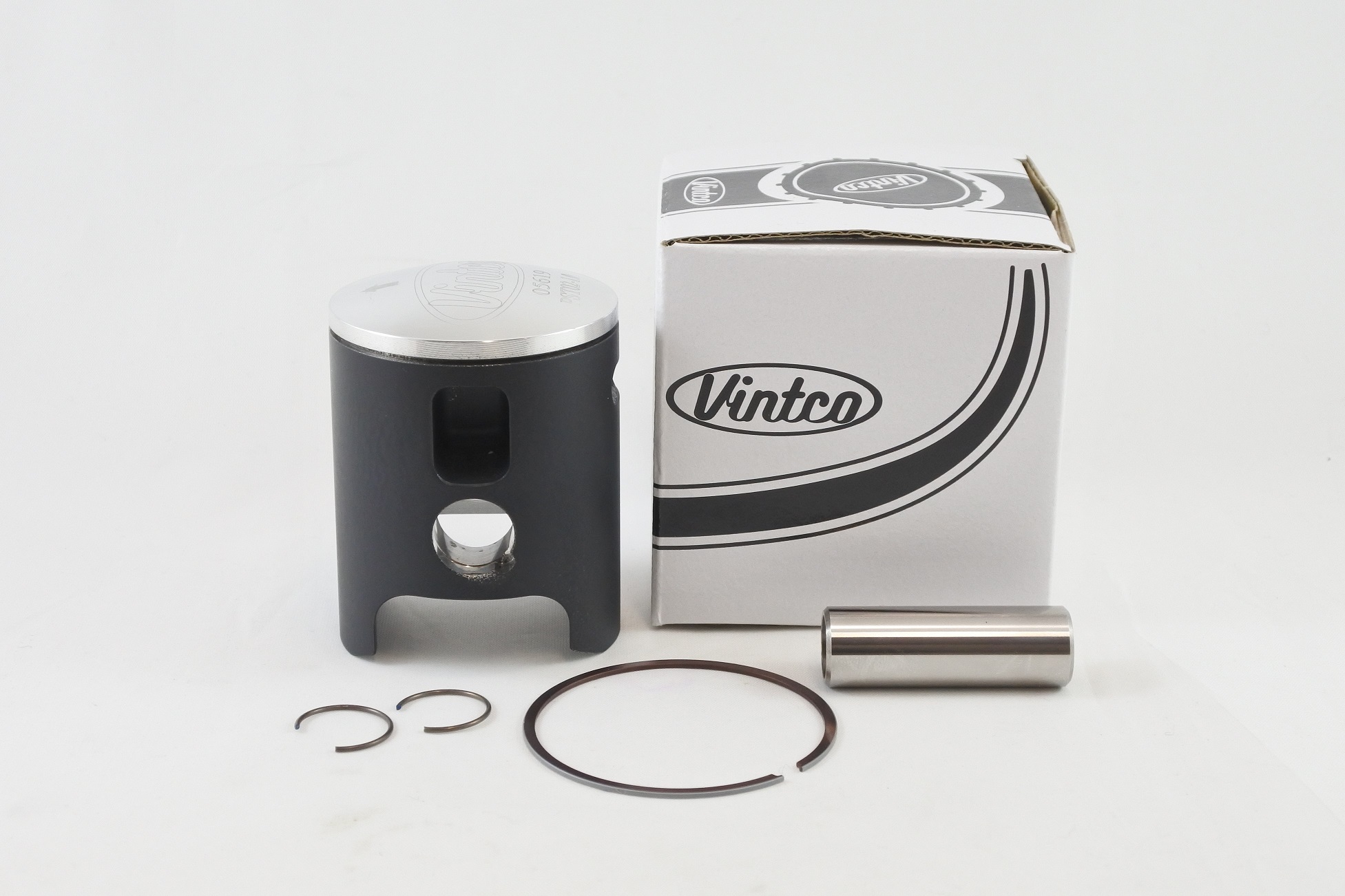 PISTON KIT 76-81 KTM 125 55.0mm +1.00mm OVER VINTCO PST02-1.0 thumbnail 2