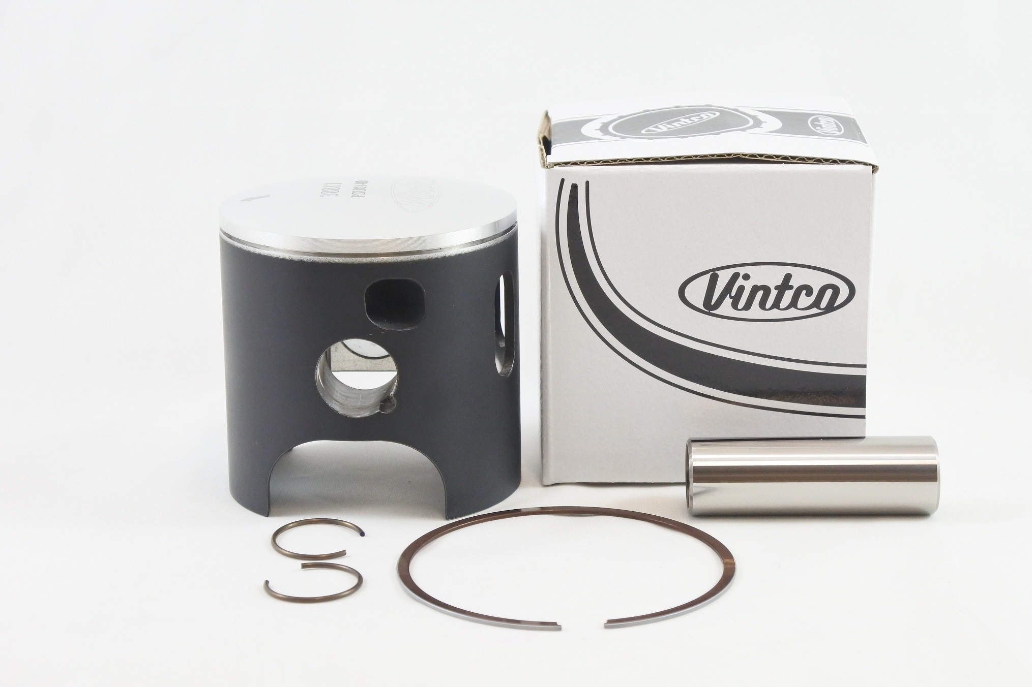 PISTON KIT 74-81 HUSQVARNA CR OR WR XC 250 69.5mm STANDARD VINTCO PSU01-00 thumbnail 3