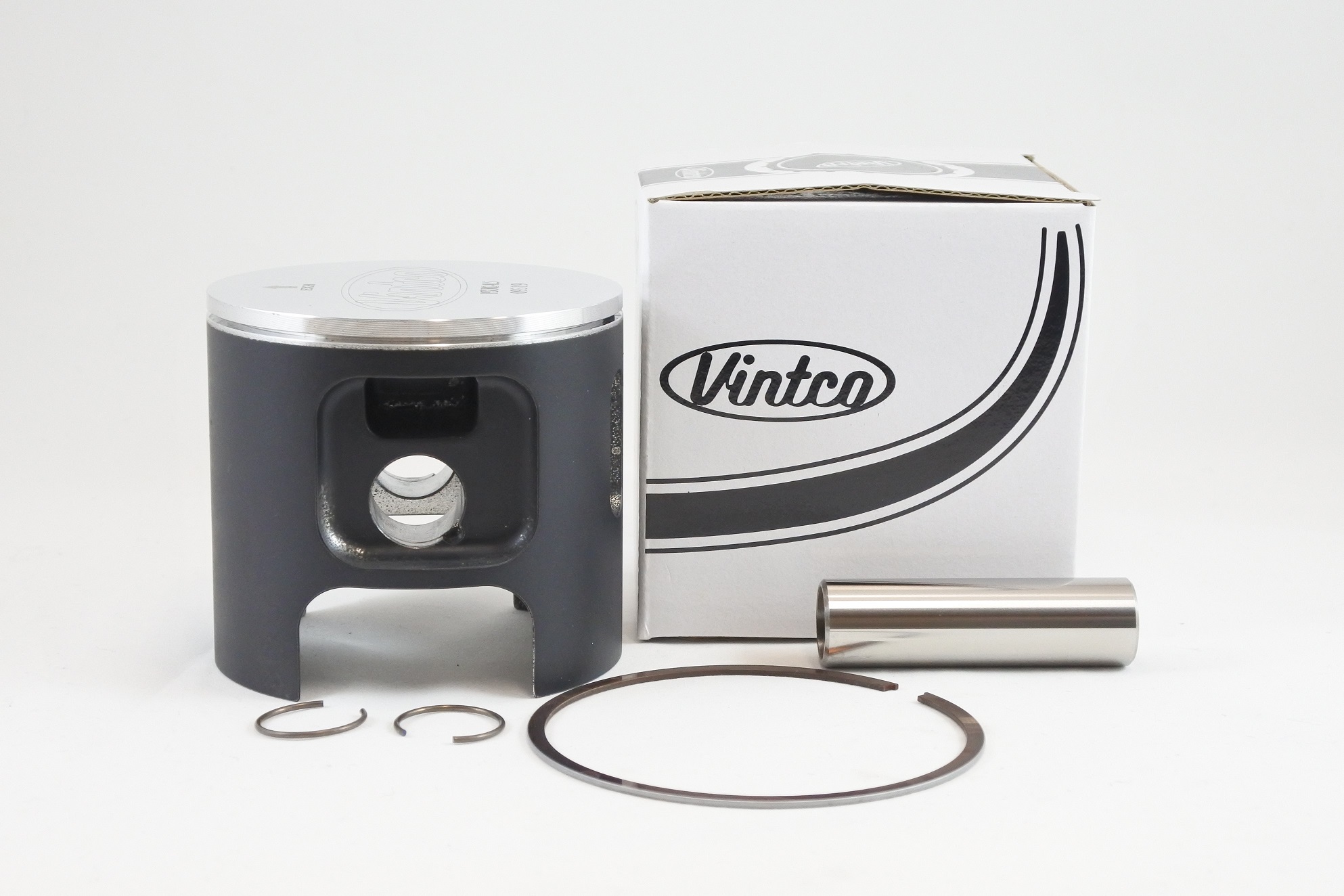 PISTON KIT 77-80 HUSQVARNA CR WR 390 83.5MM 0.5MM OVER VINTCO PSU02-0.5 thumbnail 2