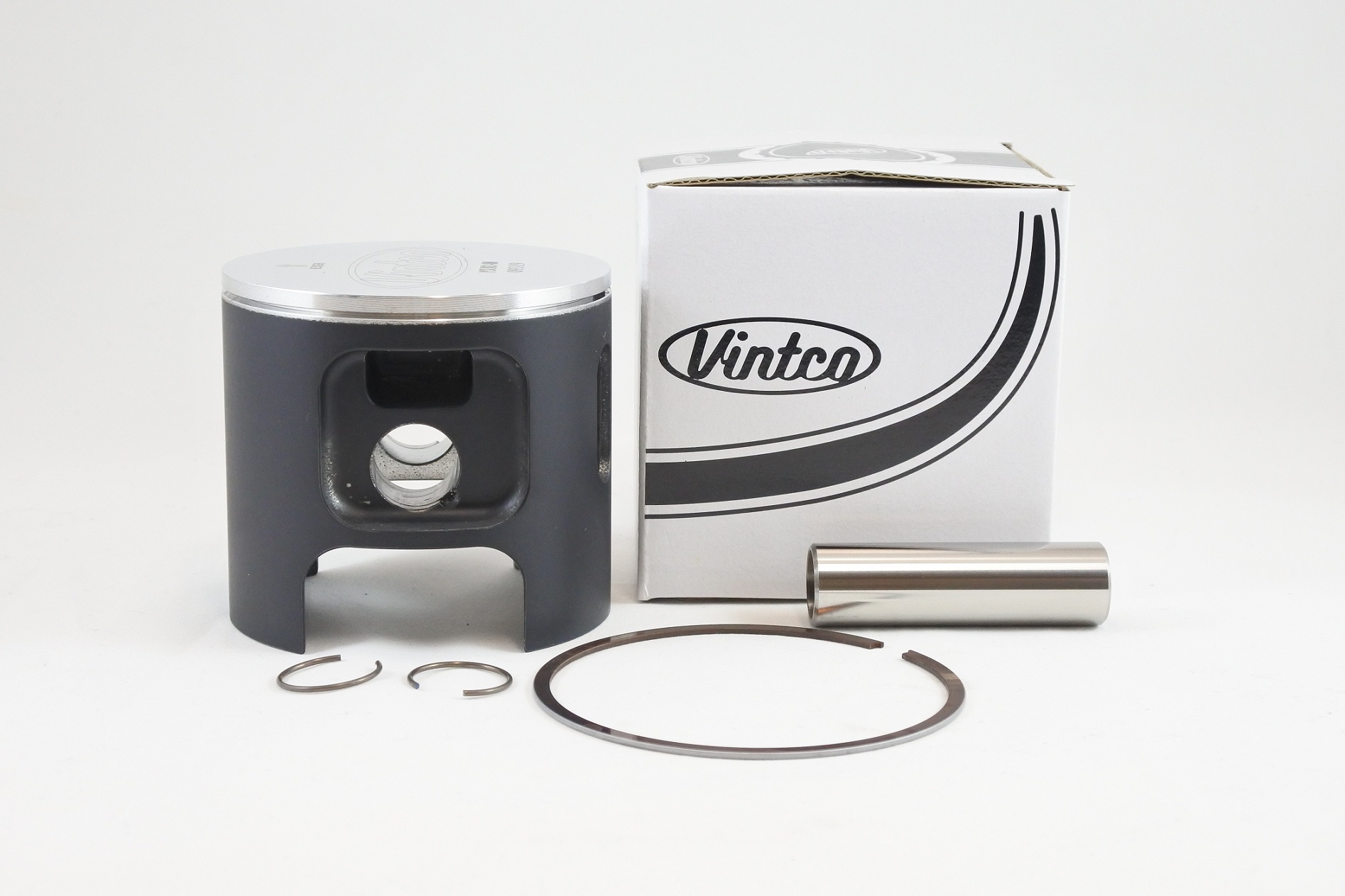 PISTON KIT 77-80 HUSQVARNA CR WR 390 83.0mm STANDARD VINTCO PSU02-00 thumbnail 2