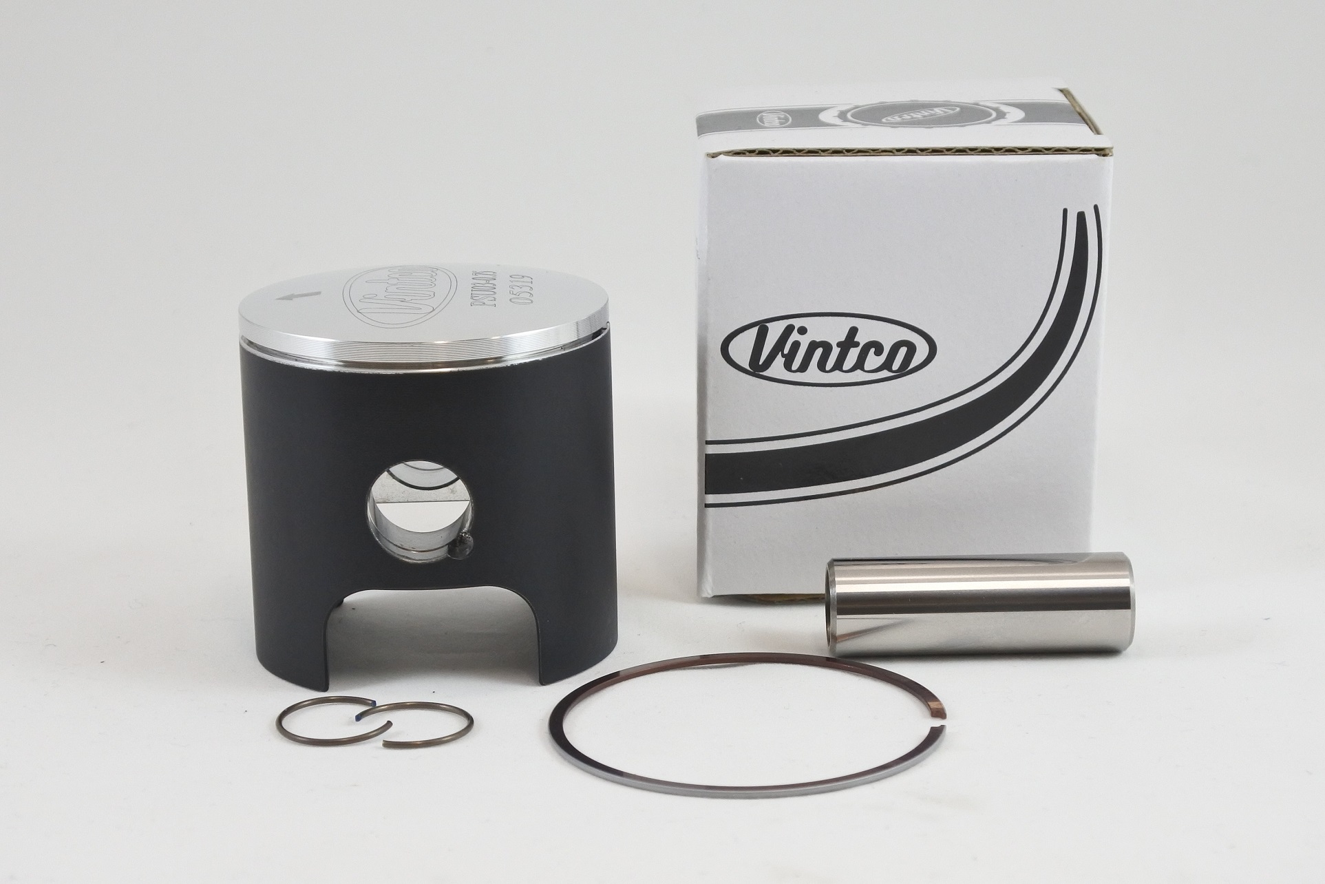 PISTON KIT 74-74 HUSQVARNA CR WR 125 55.75mm VINTCO PSU03-0.75 thumbnail 2