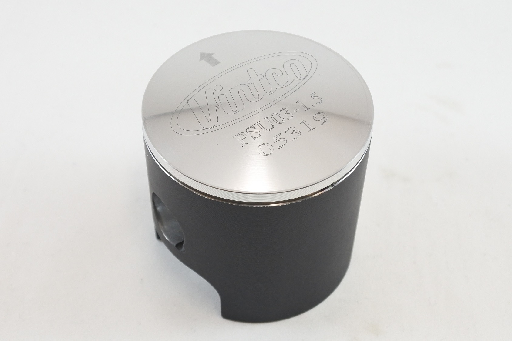 PISTON KIT 74-74 HUSQVARNA CR WR 125 56.5mm OVER VINTCO PSU03-1.5 thumbnail 5