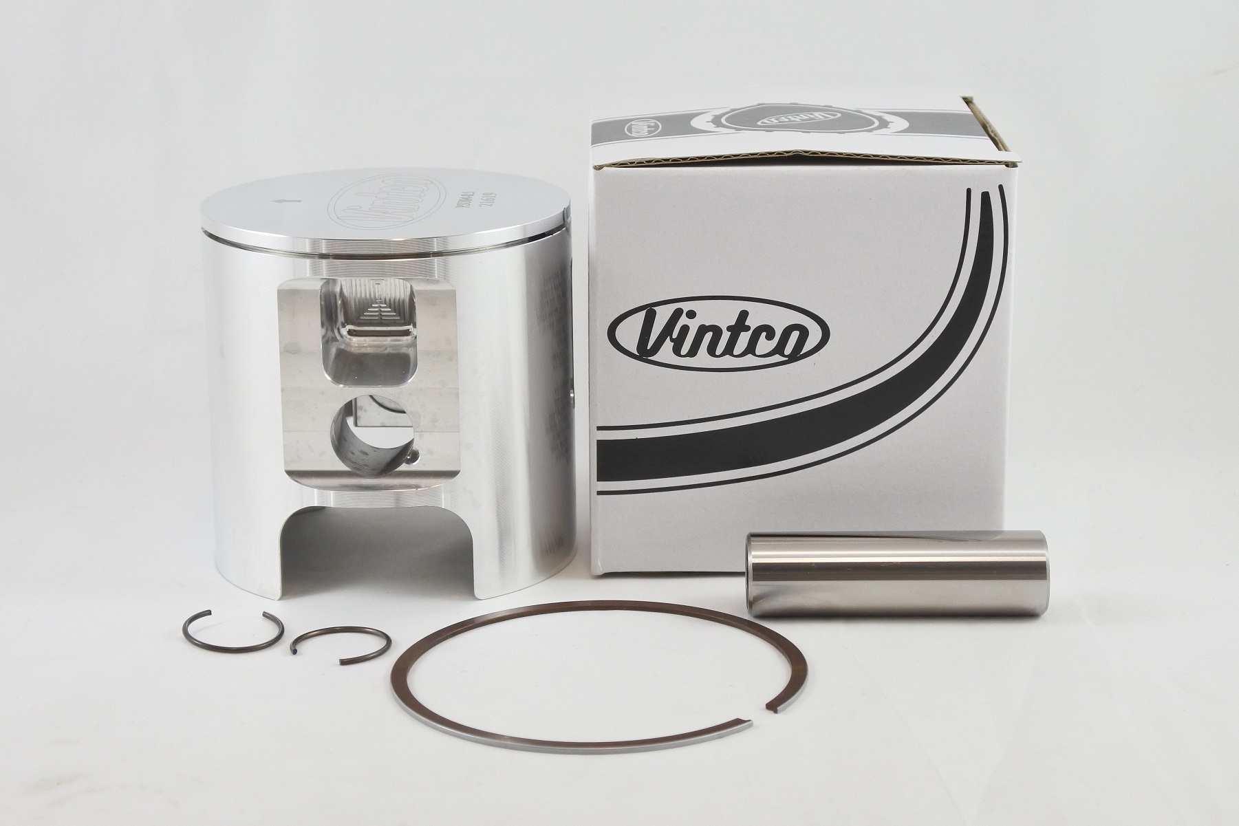 PISTON KIT 71-75 HUSQVARNA CR WR 400 82.0mm 0.5mm OVER VINTCO PSU04-0.5 thumbnail 2