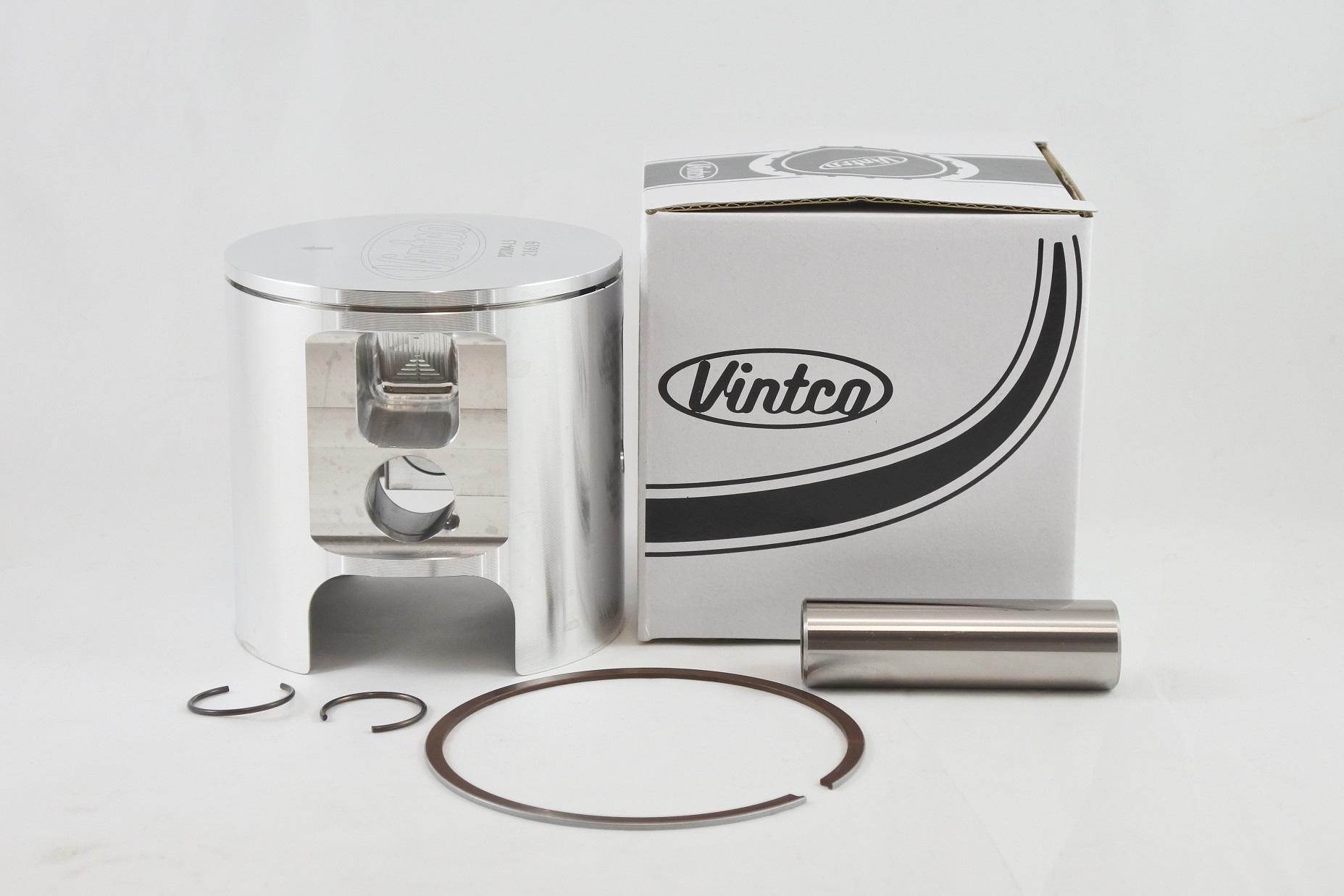 PISTON KIT 71-75 HUSQVARNA CR WR 400 83.0mm OVER VINTCO PSU04-1.5 thumbnail 2