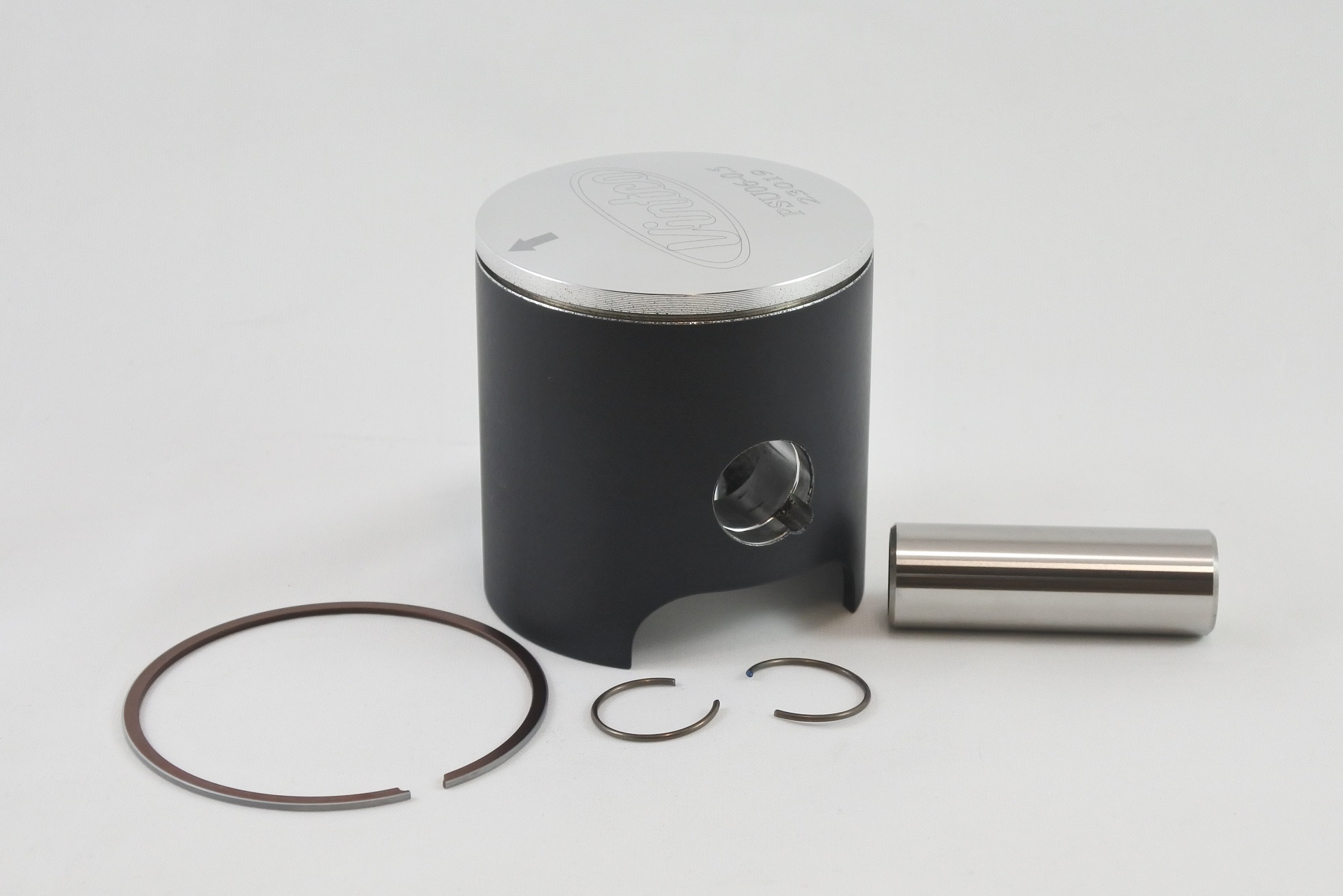 PISTON KIT 72-74 HUSQVARNA CR SC WR 125 55.5mm +0.50mm OVER VINTCO PSU06-0.5 image 1