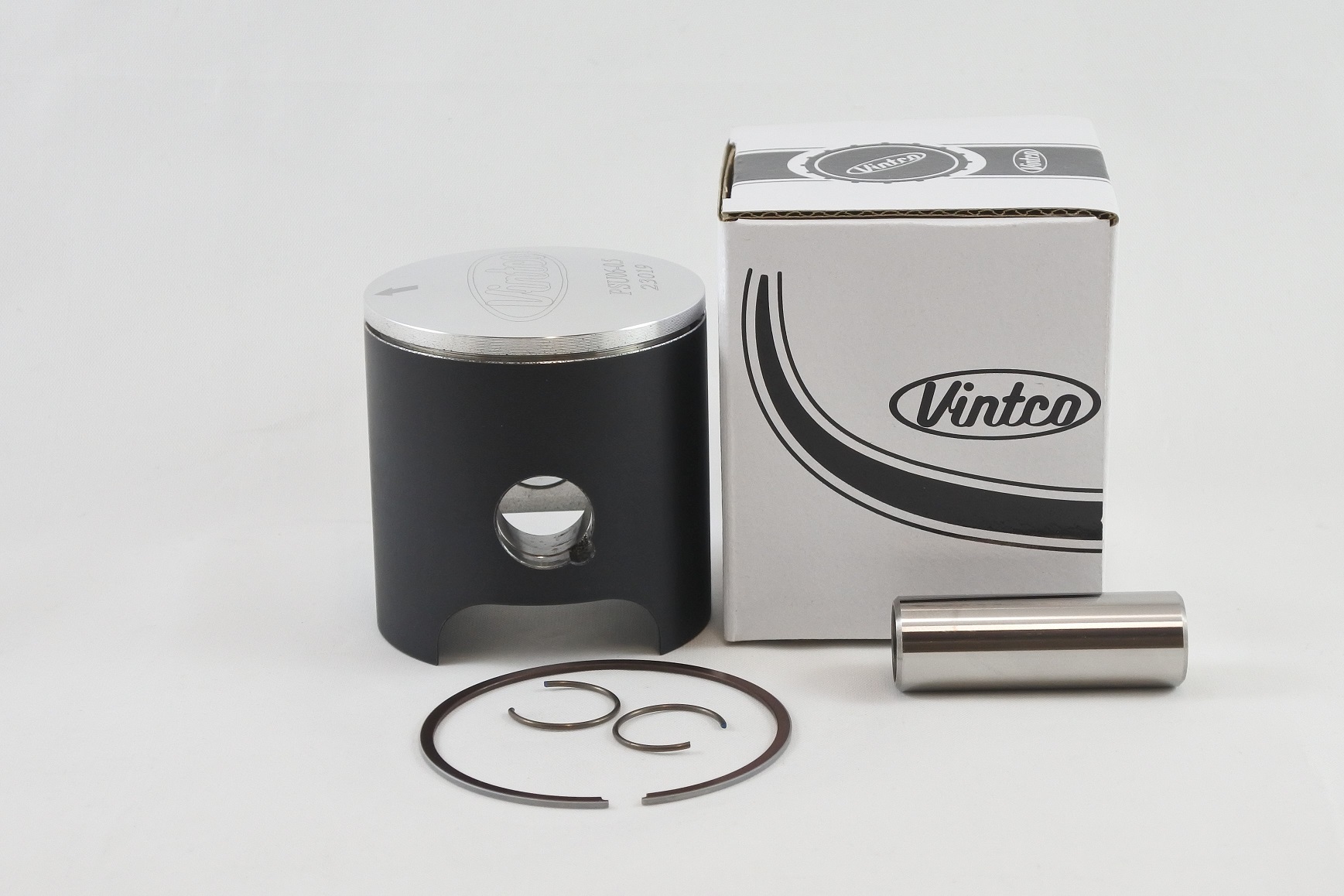 PISTON KIT 72-74 HUSQVARNA CR SC WR 125 55.5mm +0.50mm OVER VINTCO PSU06-0.5 thumbnail 2