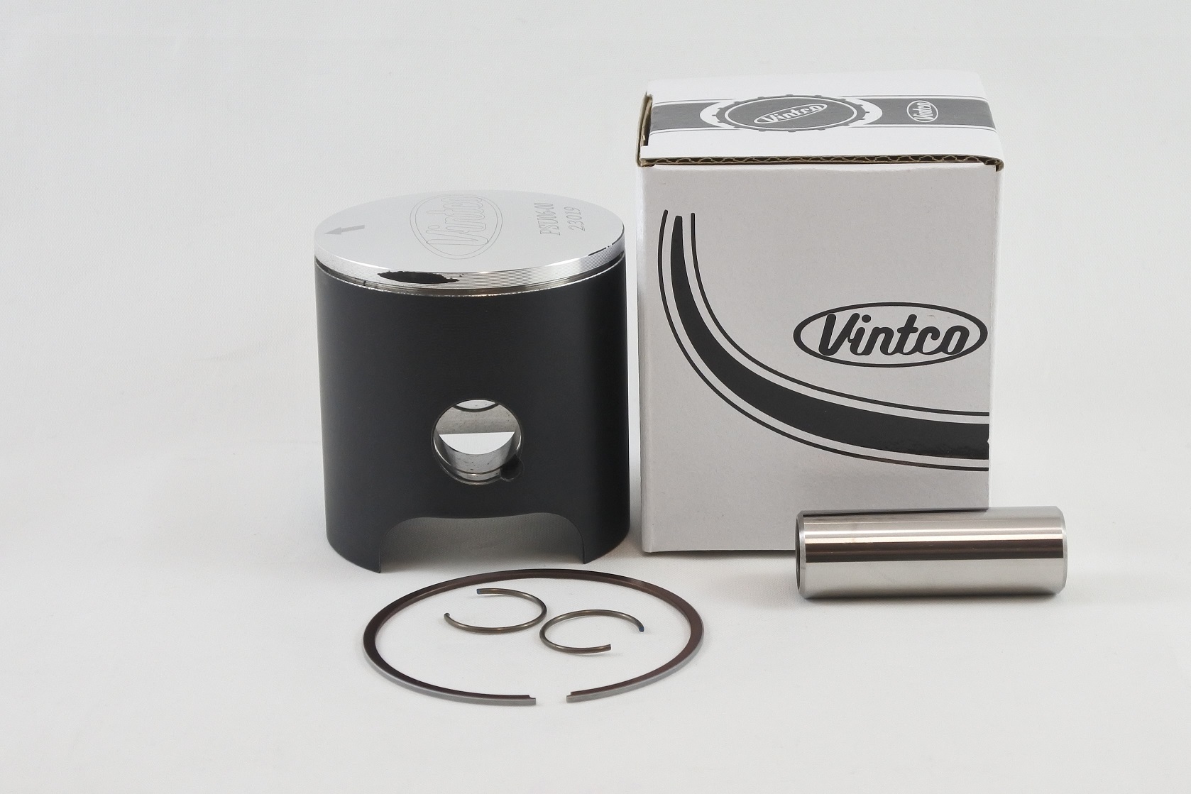 PISTON KIT 72-74 HUSQVARNA SC WR CR 125 55.0mm STANDARD VINTCO PSU06-00 thumbnail 2