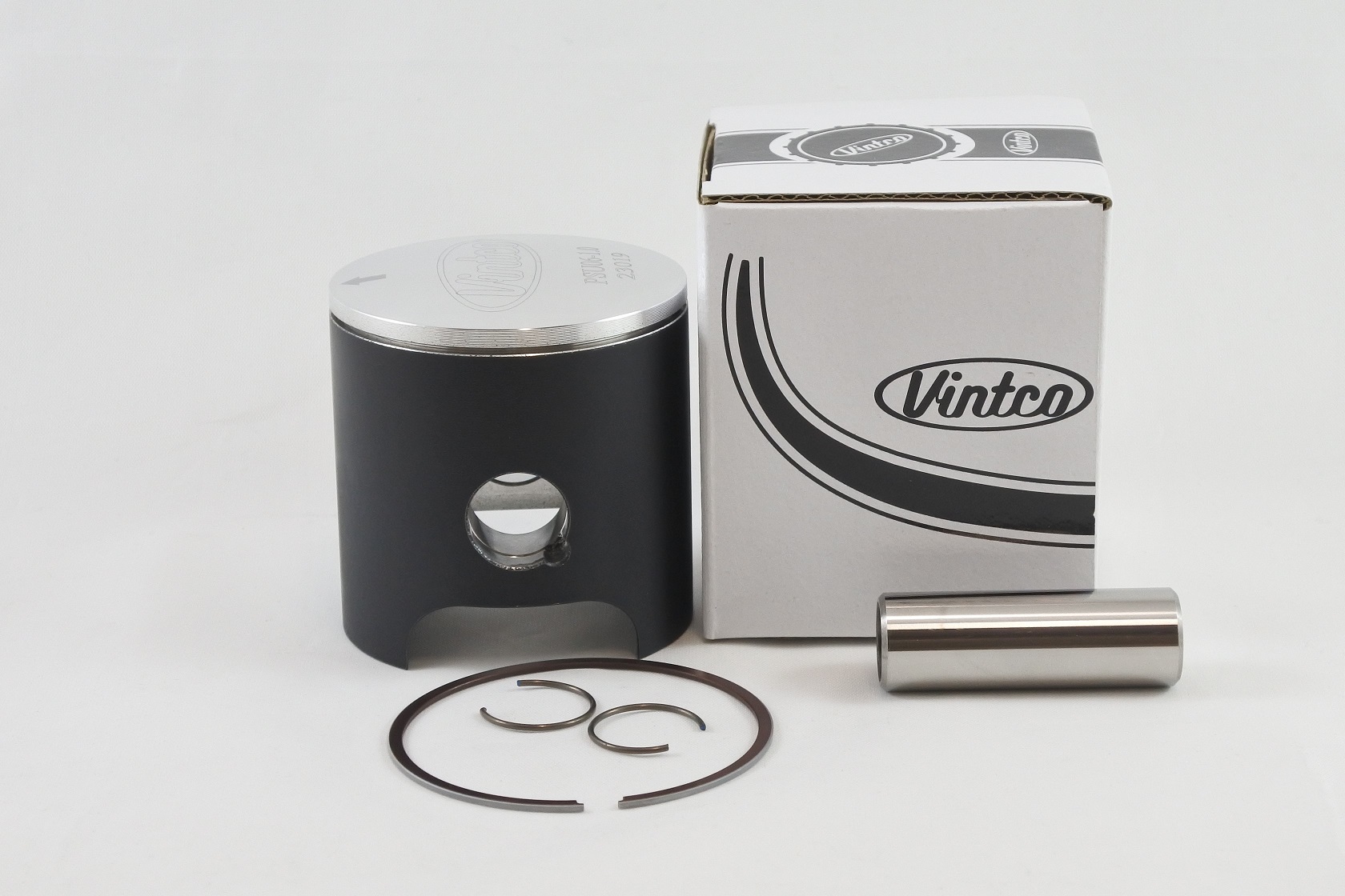 PISTON KIT 72-74 HUSQVARNA CR SC WR 125 56.0mm 1.0mm OVER VINTCO PSU06-1.0 thumbnail 2