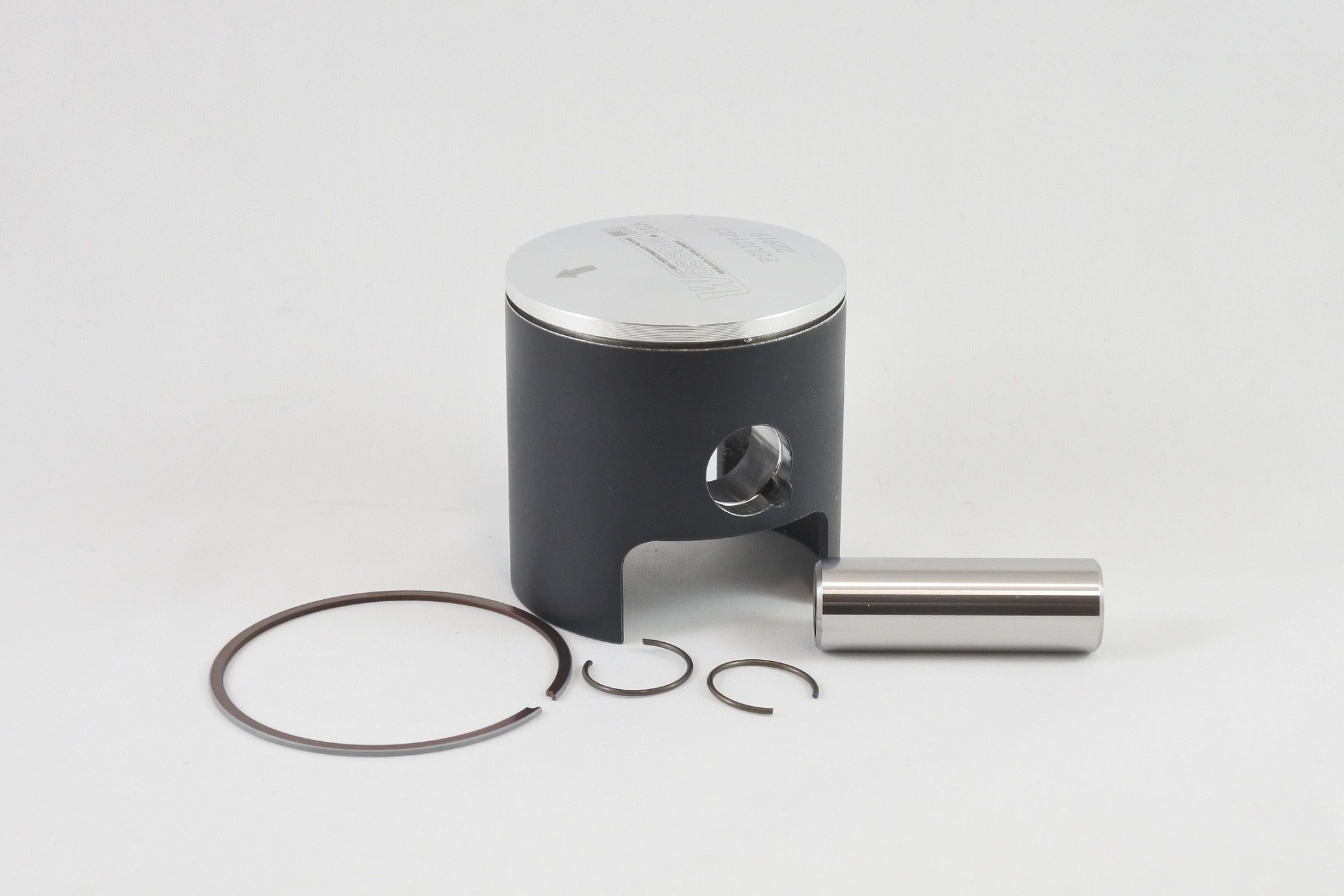 PISTON KIT 72-73 HUSQVARNA CR WR 125 TALL 55.5mm 0.5mm OVER VINTCO PSU07-0.5 image 1