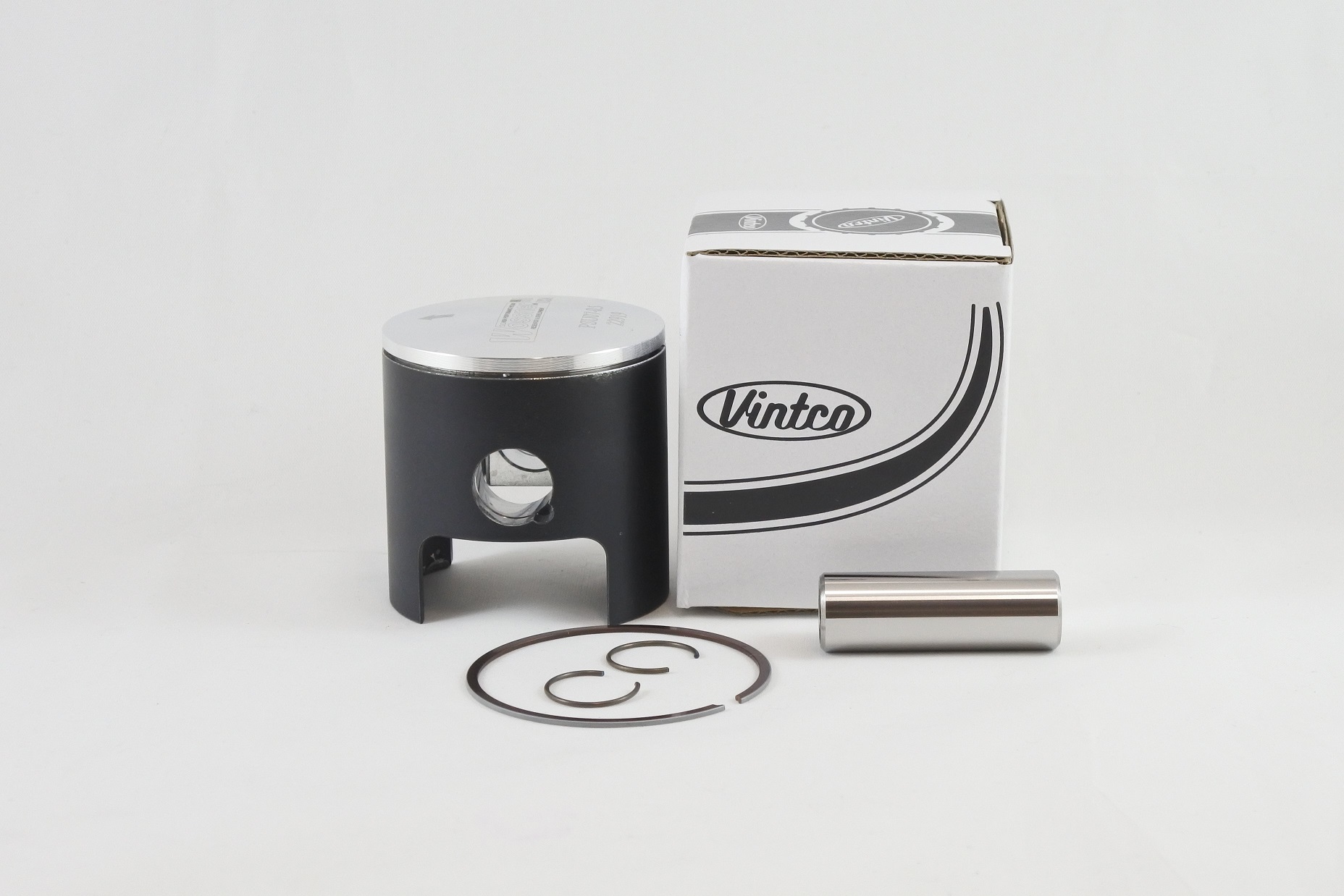 PISTON KIT 72-73 HUSQVARNA CR WR 125 TALL 55.5mm 0.5mm OVER VINTCO PSU07-0.5 thumbnail 2