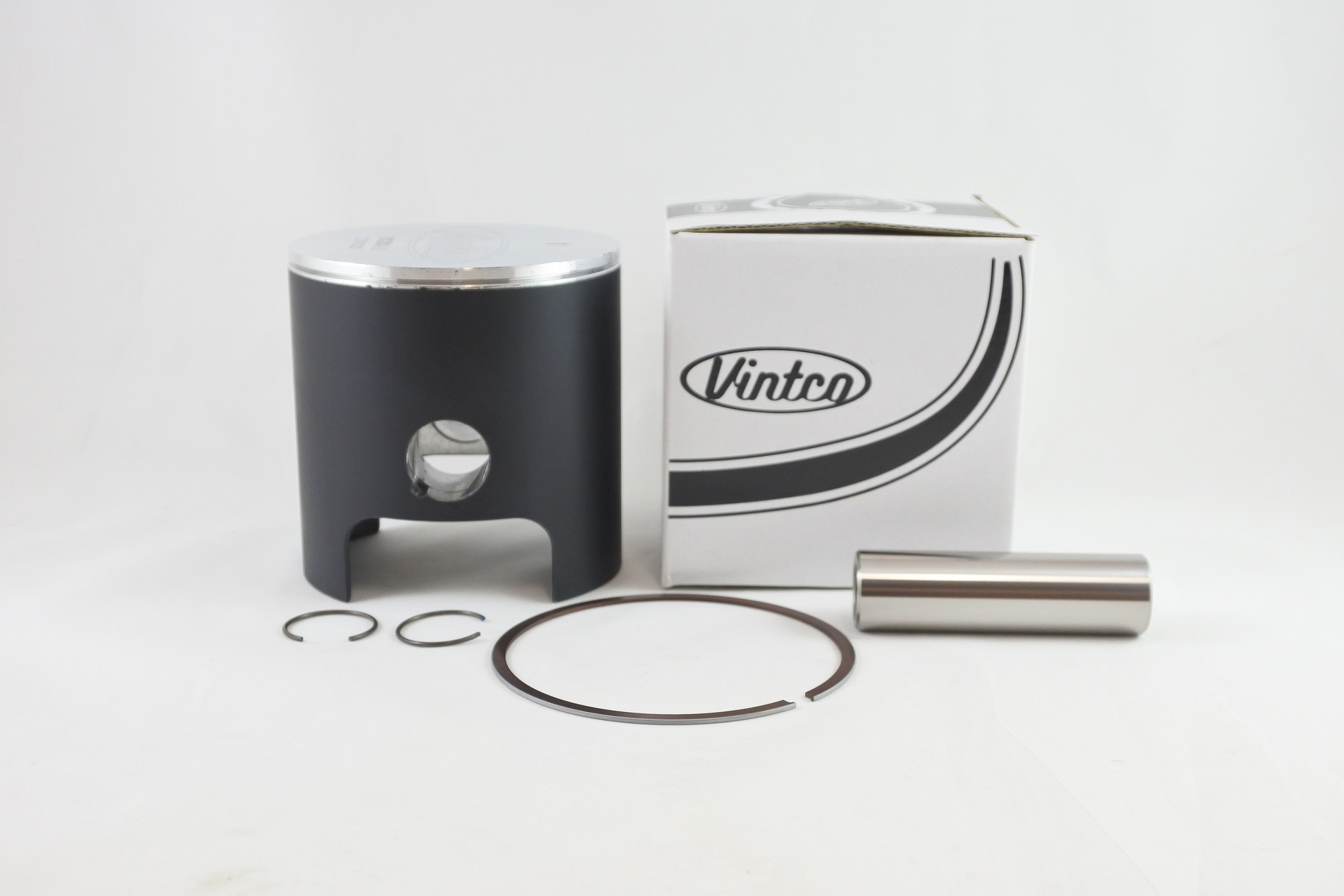 PISTON KIT 72-75 HUSQVARNA CR WR 450 85.5mm 1.5mm OVER VINTCO PSU08-1.5 thumbnail 2