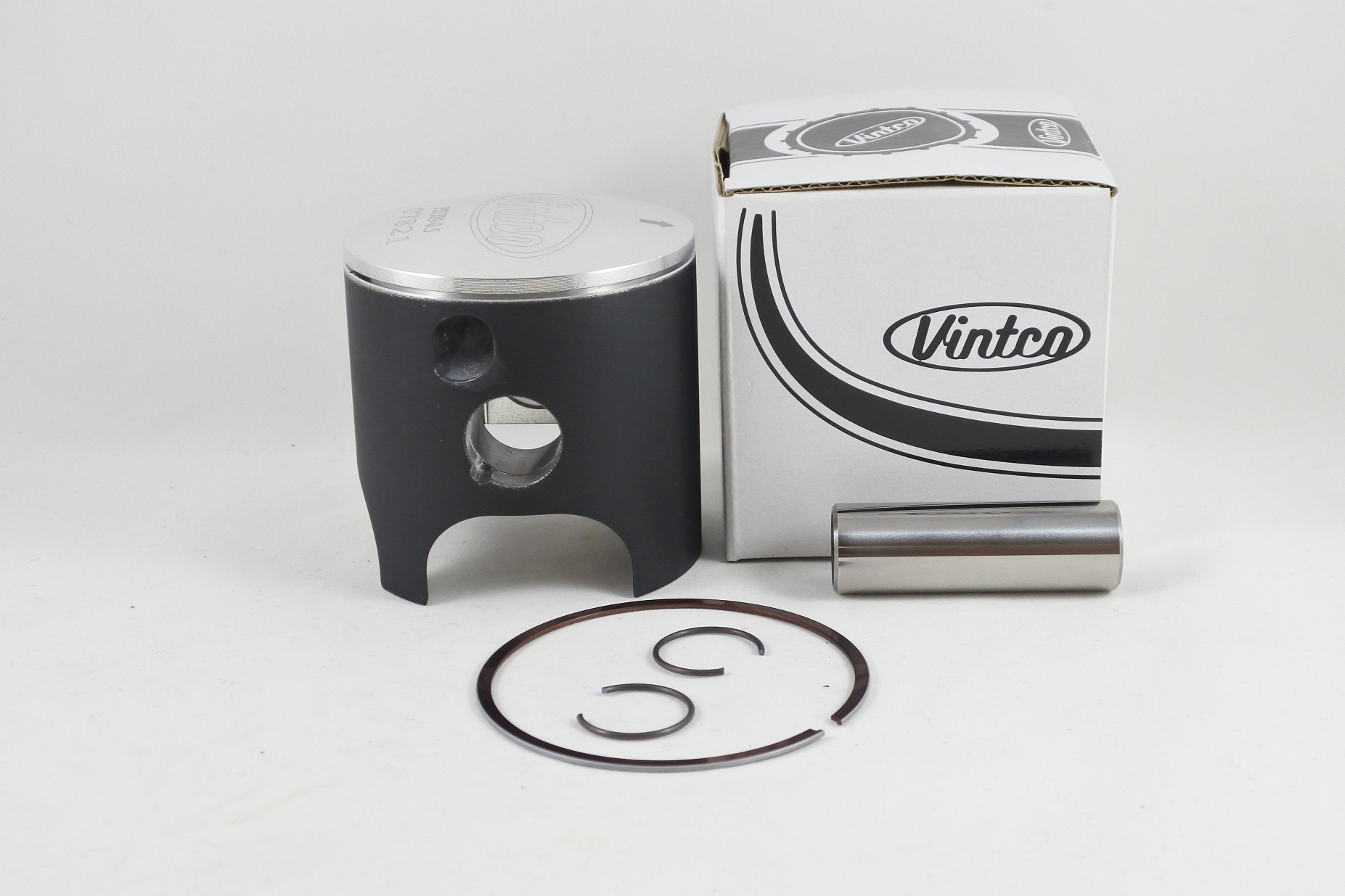 PISTON KIT 85-86 HUSQVARNA CR 250 70.0mm 0.5mm OVER VINTCO PSU09-0.5 thumbnail 2
