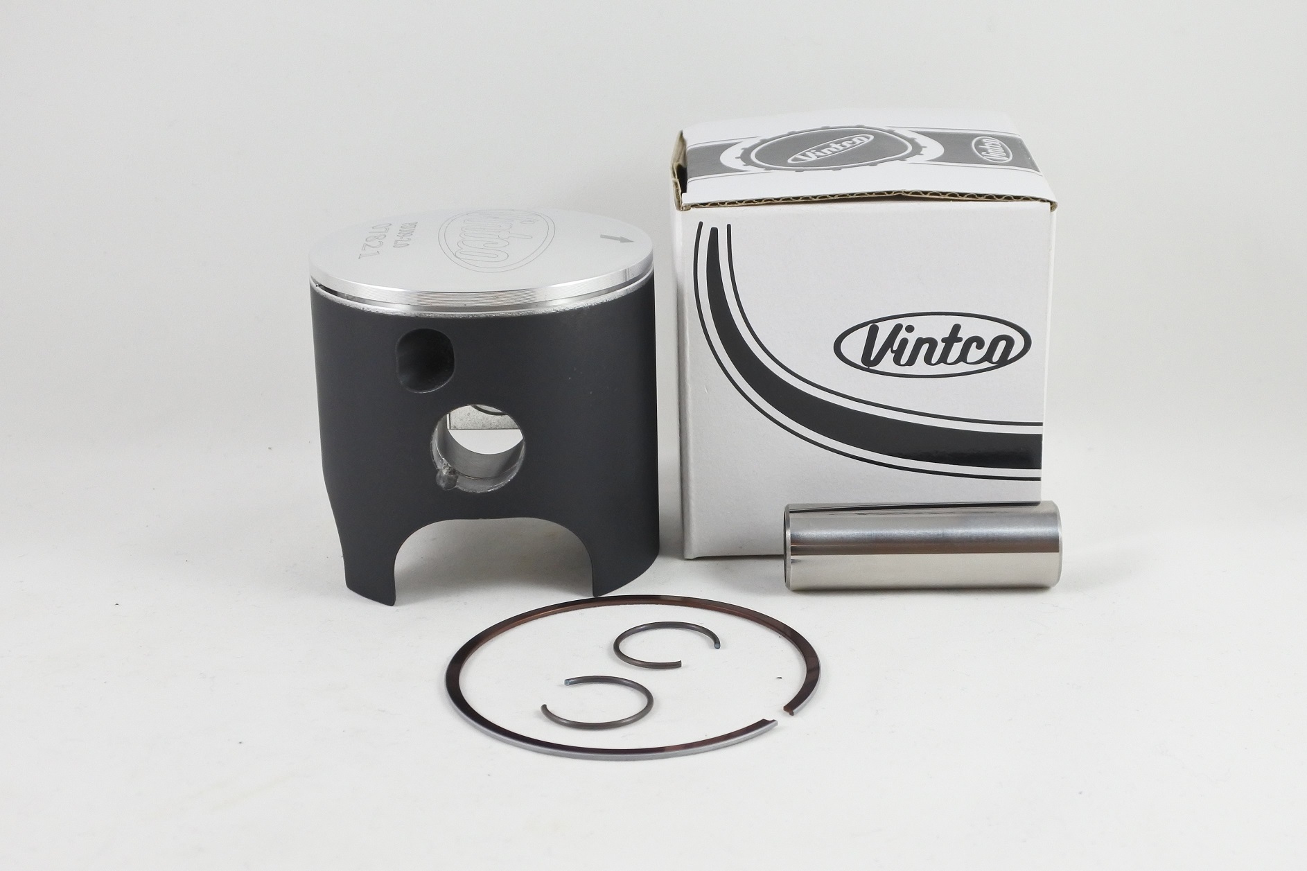 PISTON KIT 85-86 HUSQVARNA CR 250 71.5mm 2.0mm OVER VINTCO PSU09-2.0 thumbnail 2