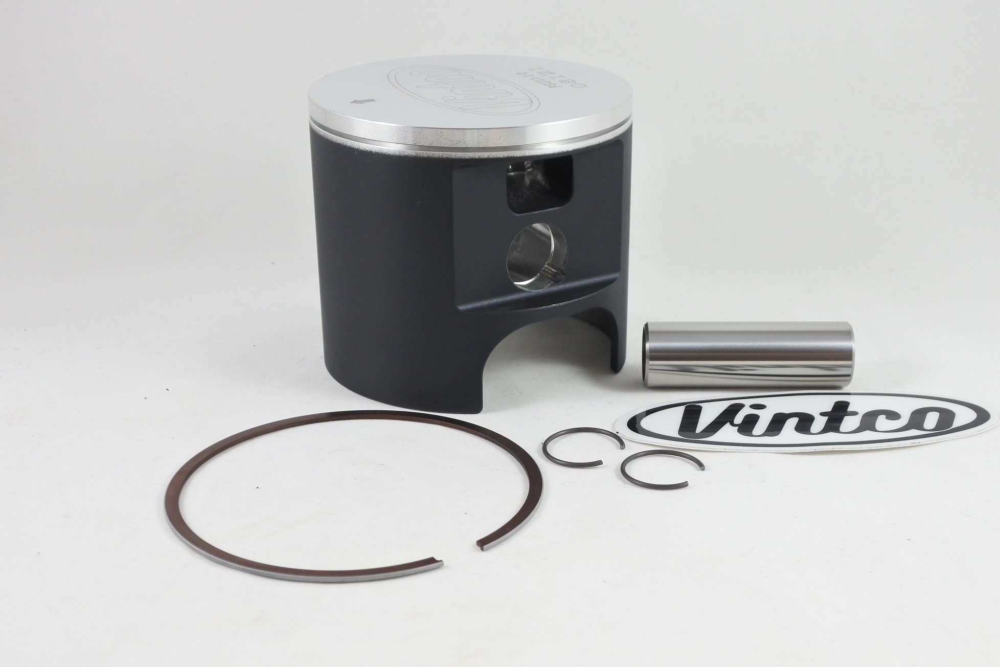 PISTON KIT 84-88 HUSQVARNA WR 430 87mm 1.0mm OVER VINTCO PSU11-1.0 image 1