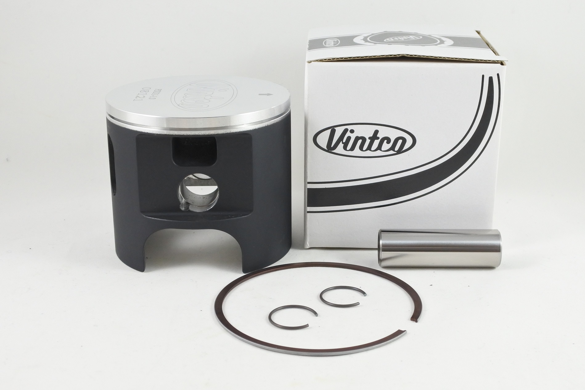 PISTON KIT 84-88 HUSQVARNA WR 430 87mm 1.0mm OVER VINTCO PSU11-1.0 thumbnail 2