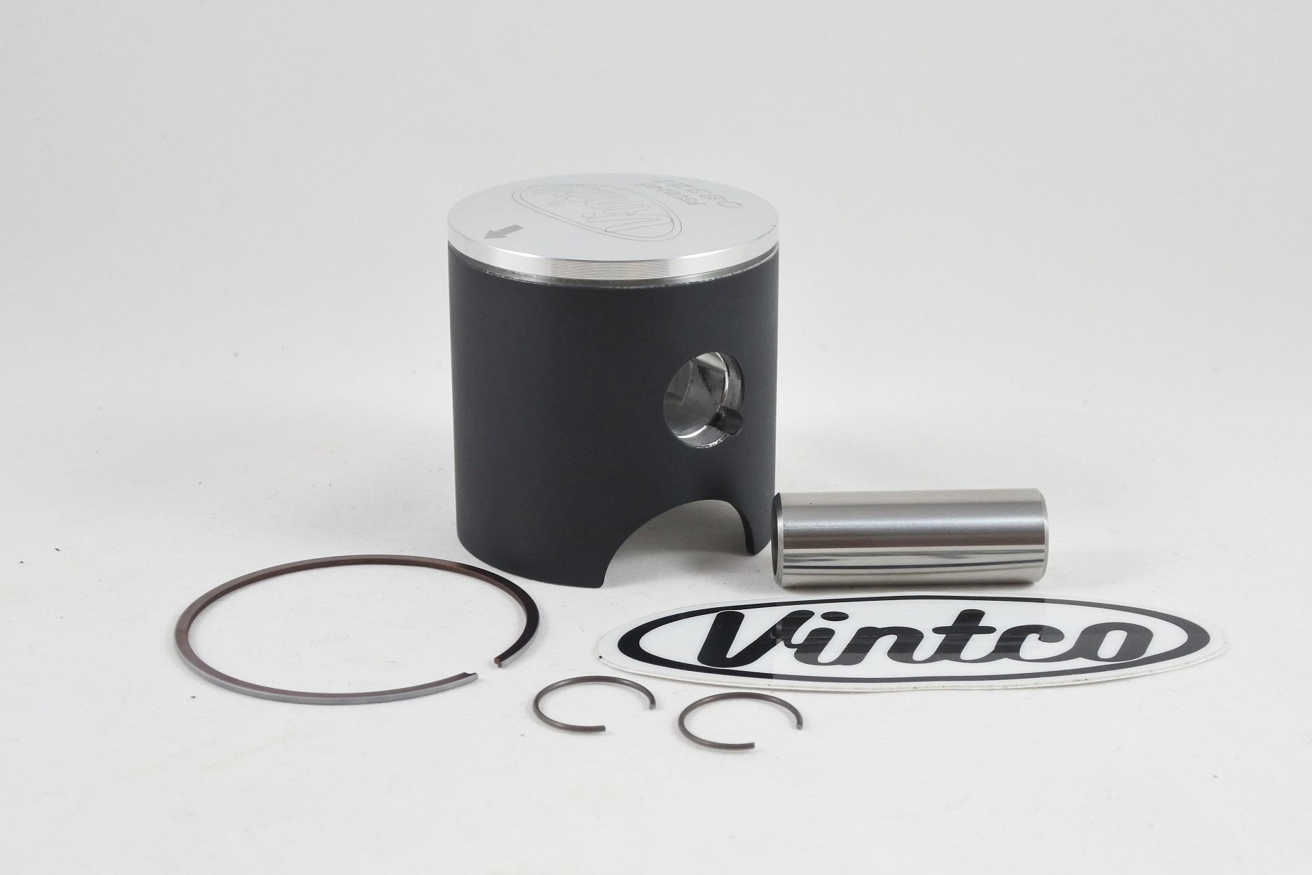 PISTON KIT 88-91 HUSQVARNA WMX 125 56.5mm 0.5mm OVER VINTCO PSU12-0.5 image 1