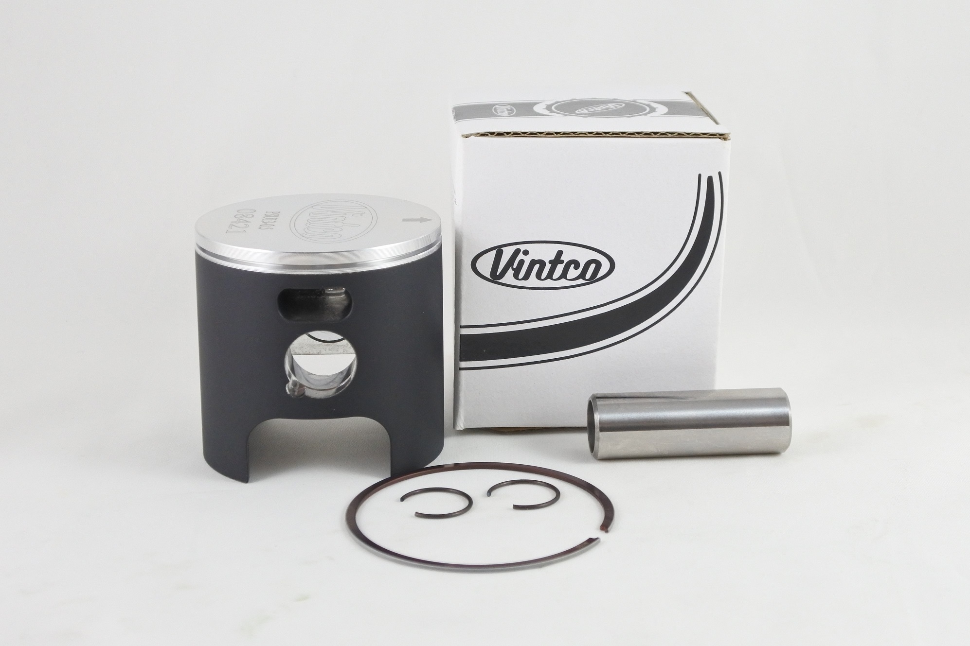 PISTON KIT 84-87 HUSQVARNA CR 125 55.5mm 0.5mm OVER VINTCO PSU13-0.5 thumbnail 2
