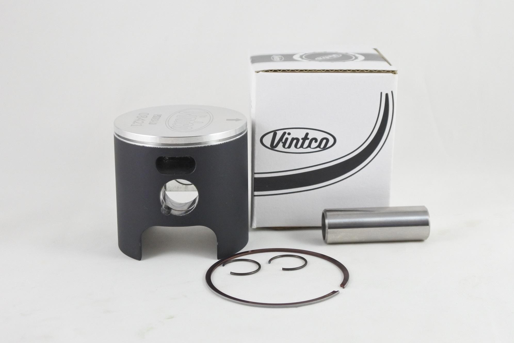 PISTON KIT 84-87 HUSQVARNA CR 125 56mm 1.0mm OVER VINTCO PSU13-1.0 thumbnail 2