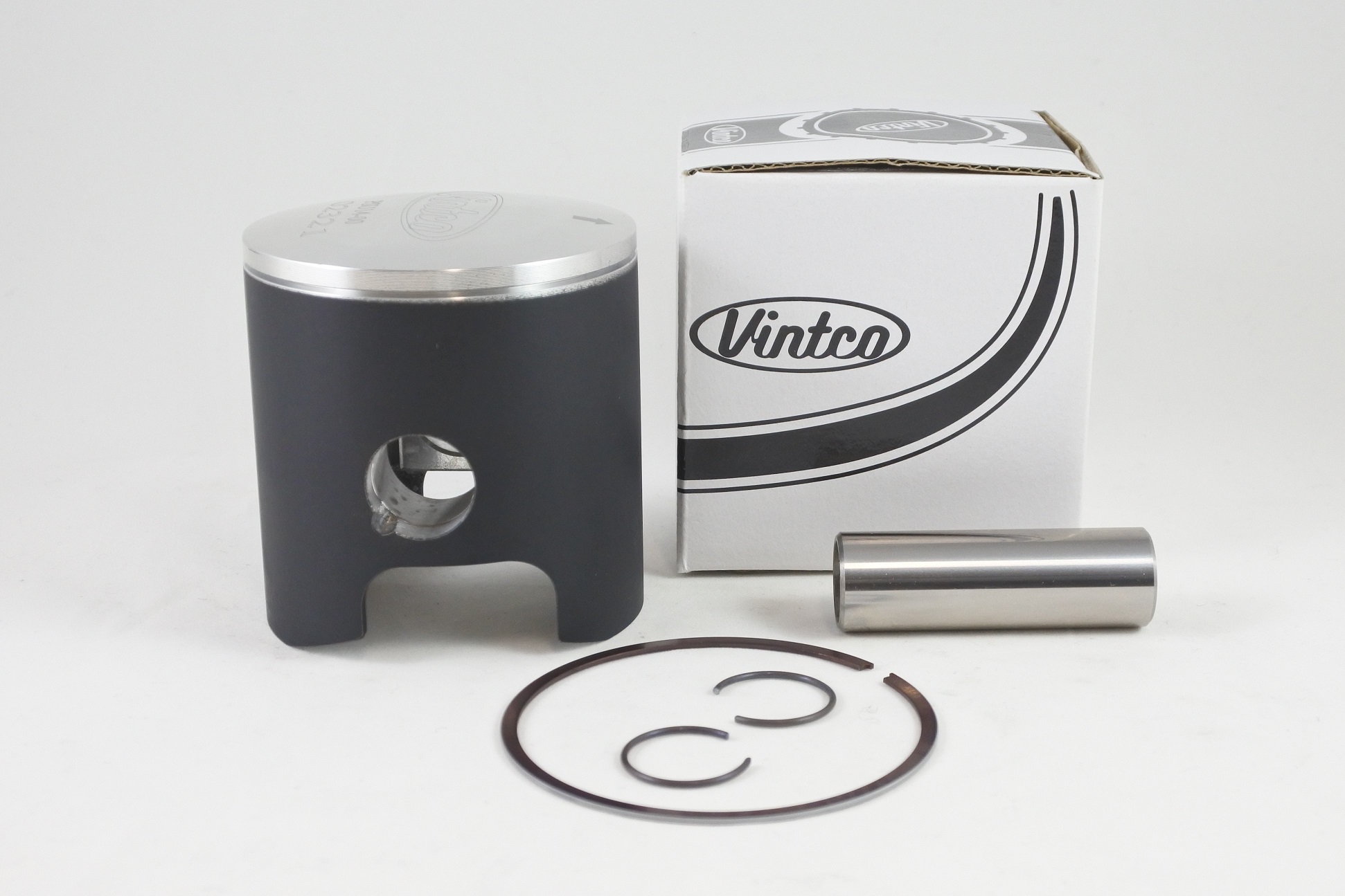 PISTON KIT 66-73 HUSQVARNA CR WR 250 69.5mm STANDARD VINTCO PSU14-00 thumbnail 2