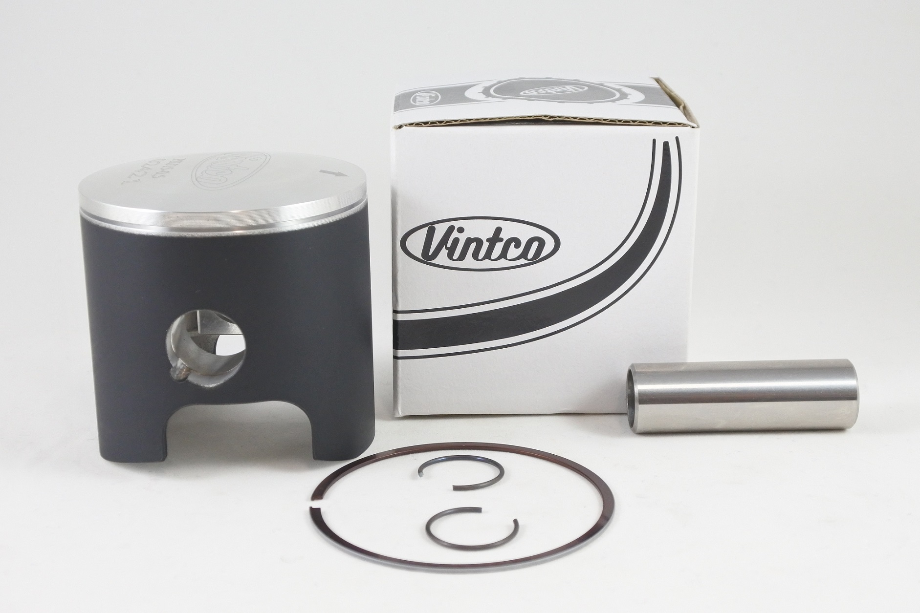PISTON KIT 73-74 HUSQVARNA CR WR 250 70.0mm 0.5mm OVER VINTCO PSU15-0.5 thumbnail 2