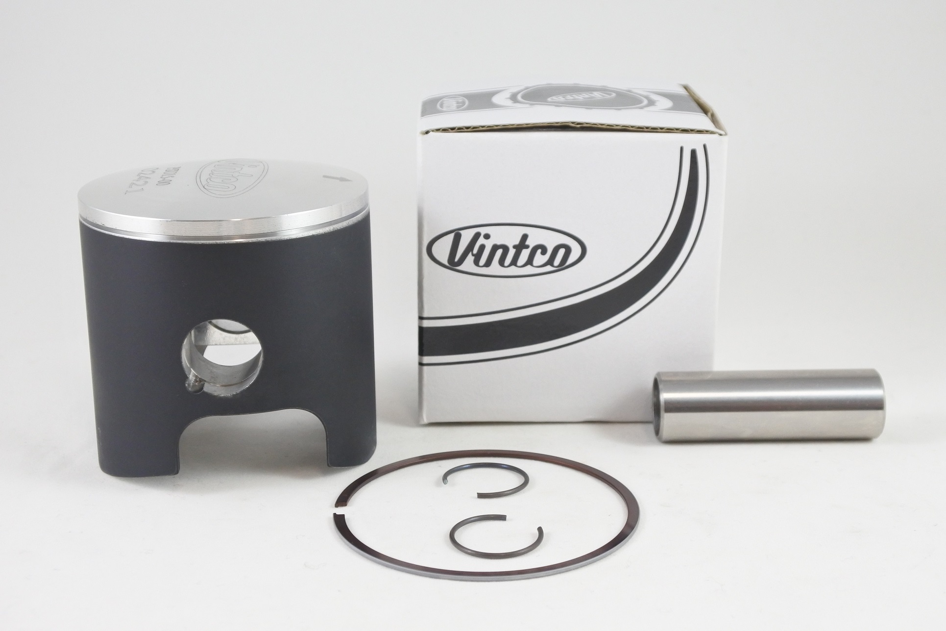 PISTON KIT 73-74 HUSQVARNA CR WR 250 69.5mm STANDARD VINTCO PSU15-00 thumbnail 2