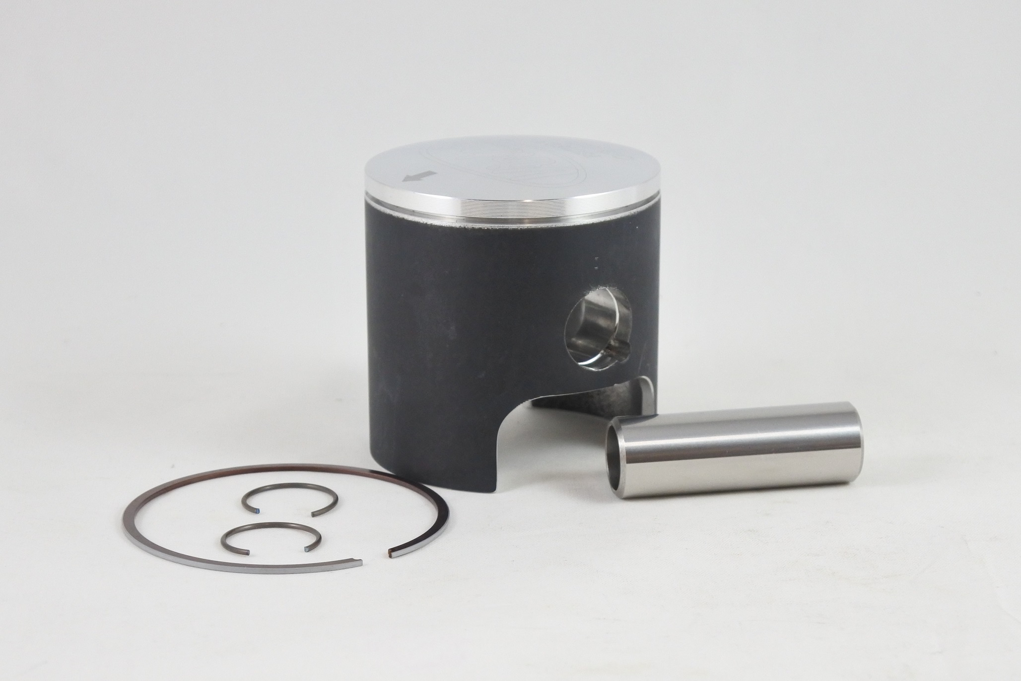 PISTON KIT 75-78 HUSQVARNA CR 125 55.5mm 0.5mm OVER VINTCO PSU16-0.5 image 1