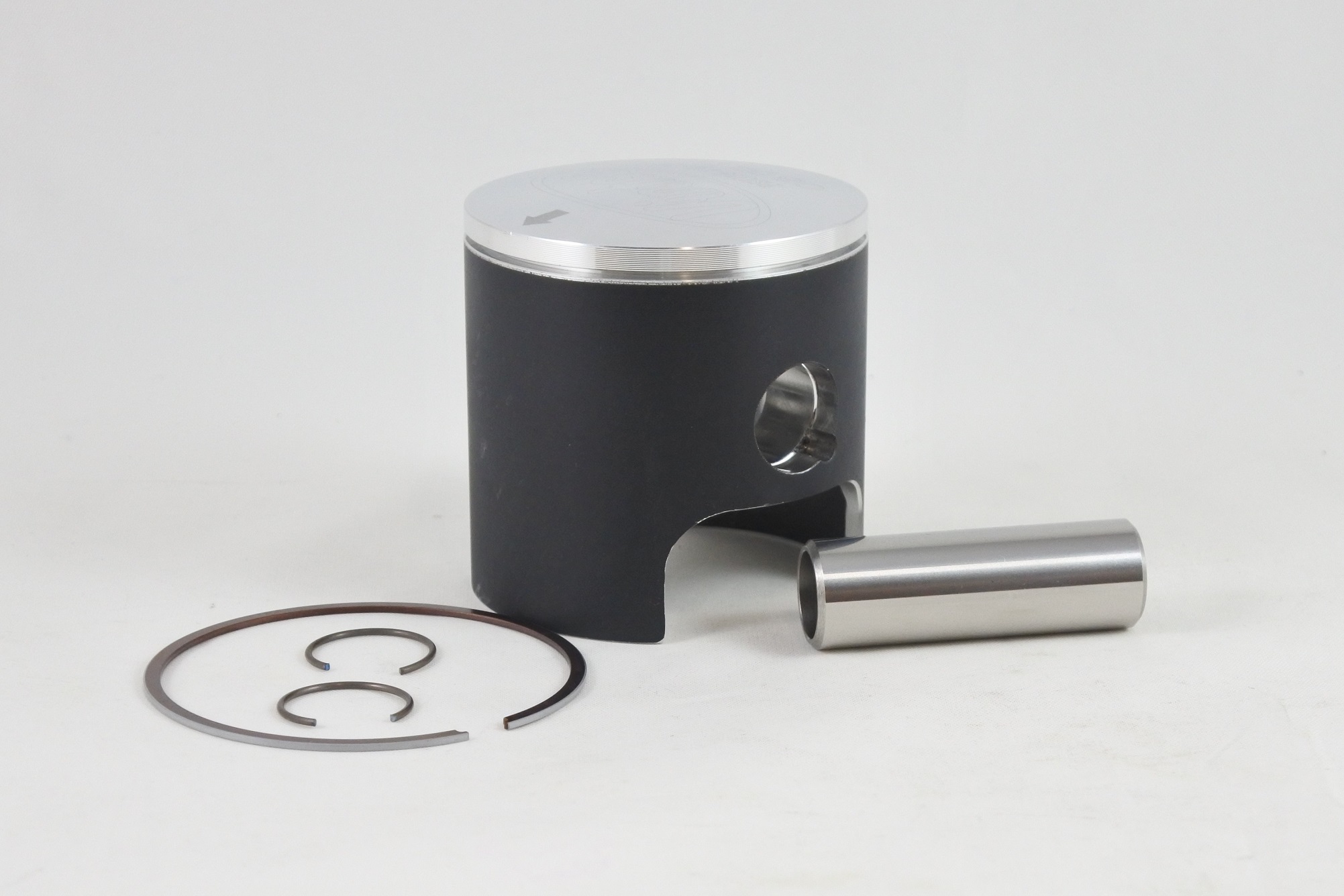 PISTON KIT 75-78 HUSQVARNA CR 125 56mm 1.0mm OVER VINTCO PSU16-1.0 image 1