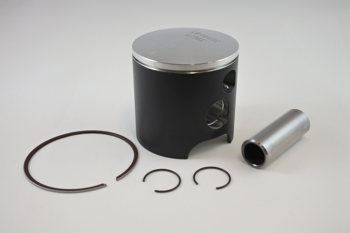 PISTON KIT 76-81 YAMAHA MX YZ 125 56.5mm 0.5mm OVER VINTCO PSY01-0.5 image 1
