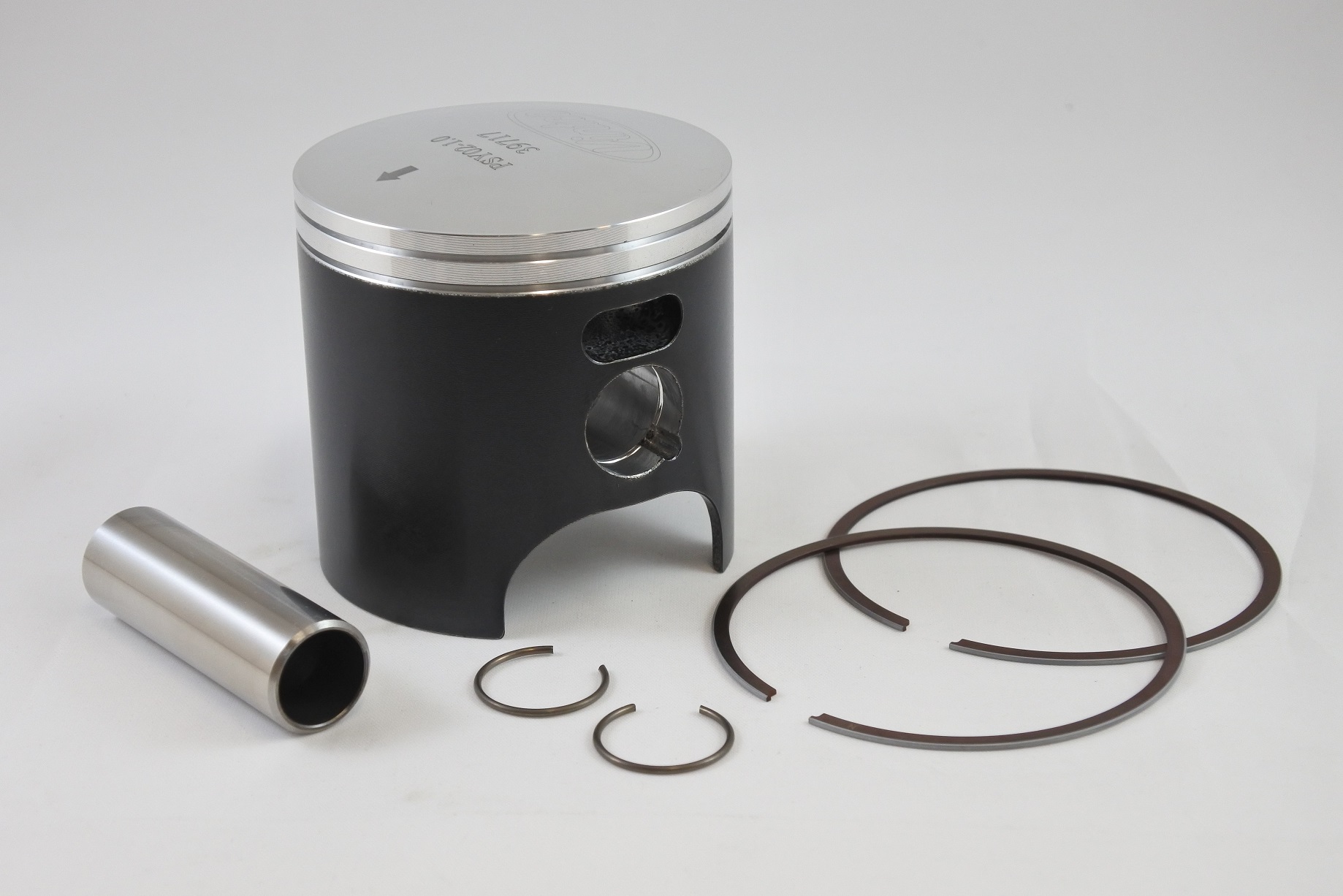 PISTON KIT 72-80 YAMAHA DT 2 3 IT MX TY YZ 250 71.0mm 1.0mm OVER VINTCO PSY02-1.0 image 1