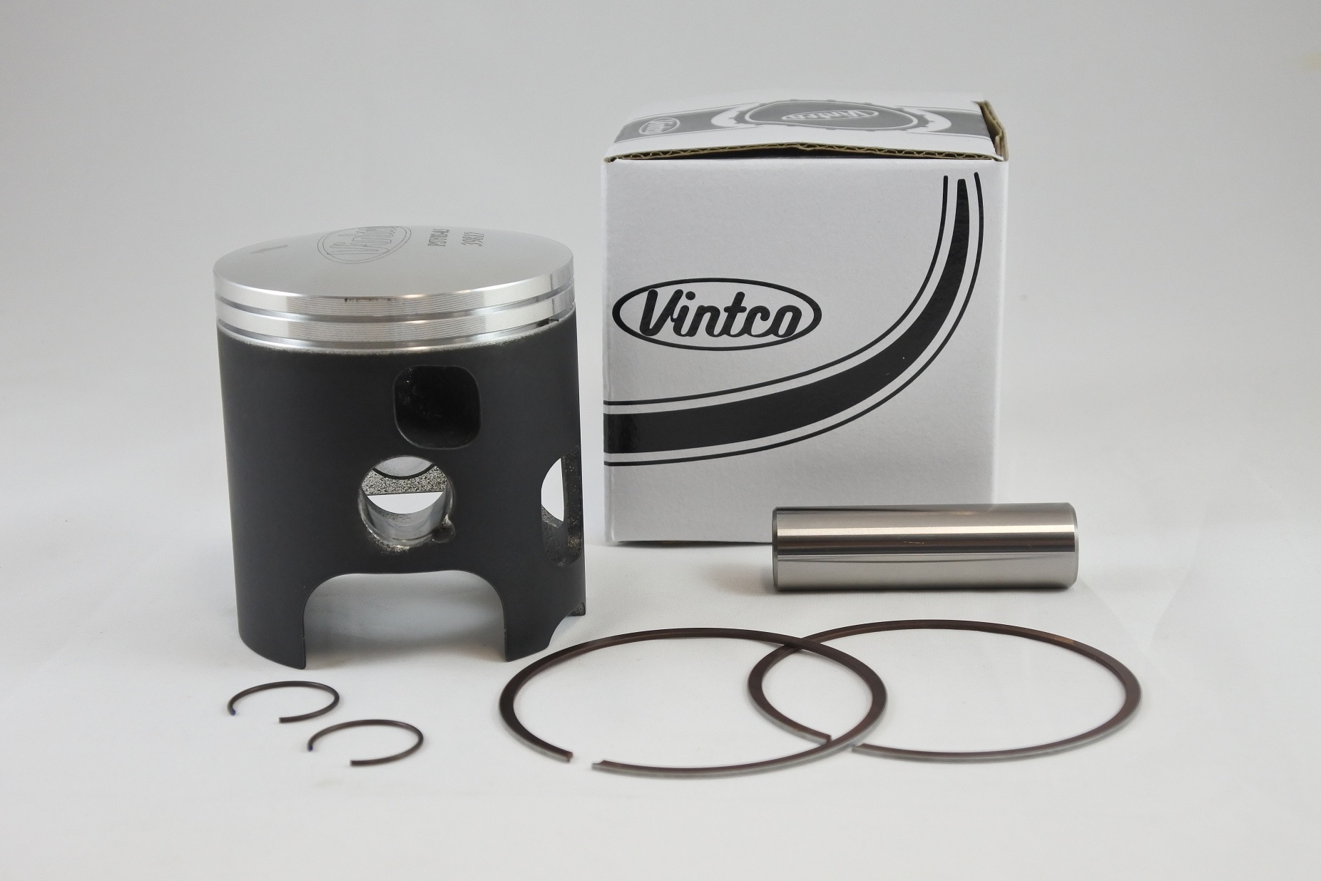 PISTON KIT 73-81 YAMAHA RD 350 400 64.5mm OVER VINTCO PSY03-0.5 thumbnail 2