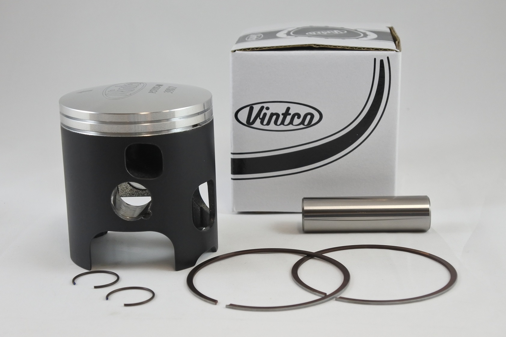 PISTON KIT 73-81 YAMAHA RD 350 400 64.0mm STANDARD VINTCO PSY03-00 thumbnail 2
