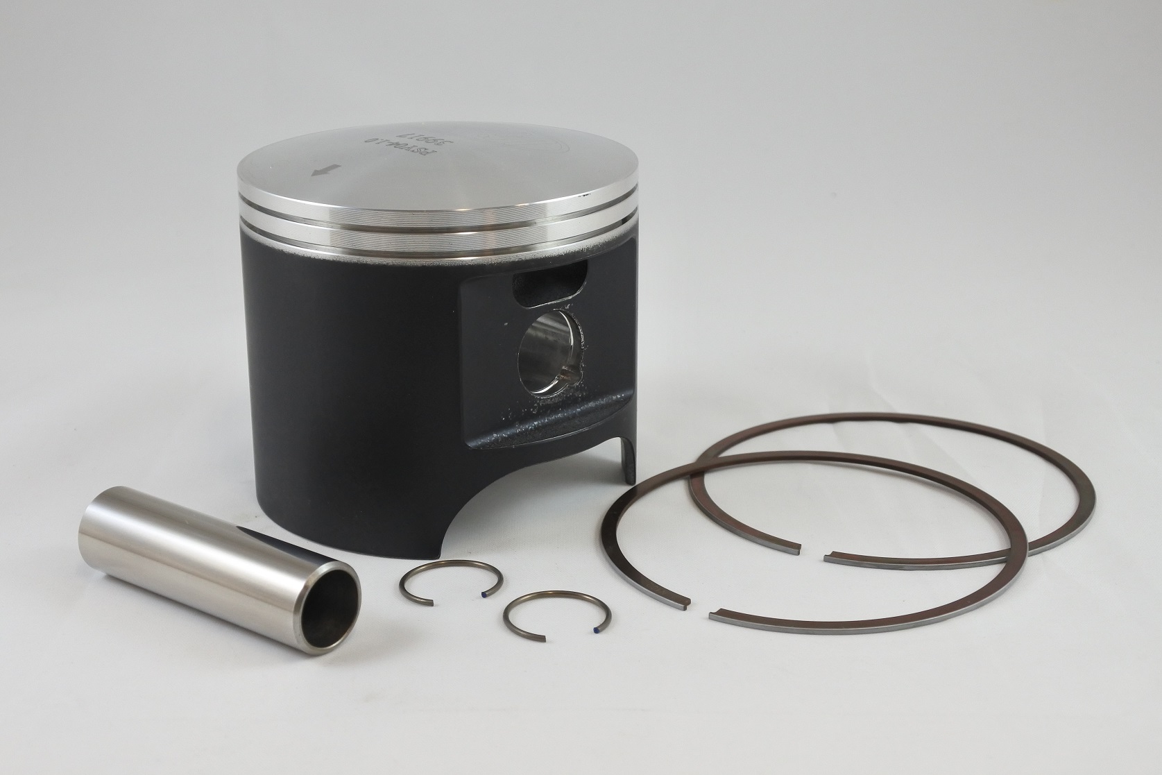 PISTON KIT 76-78 YAMAHA YZ IT 400 86.0mm 1.0mm OVER VINTCO PSY04-1.0 image 1