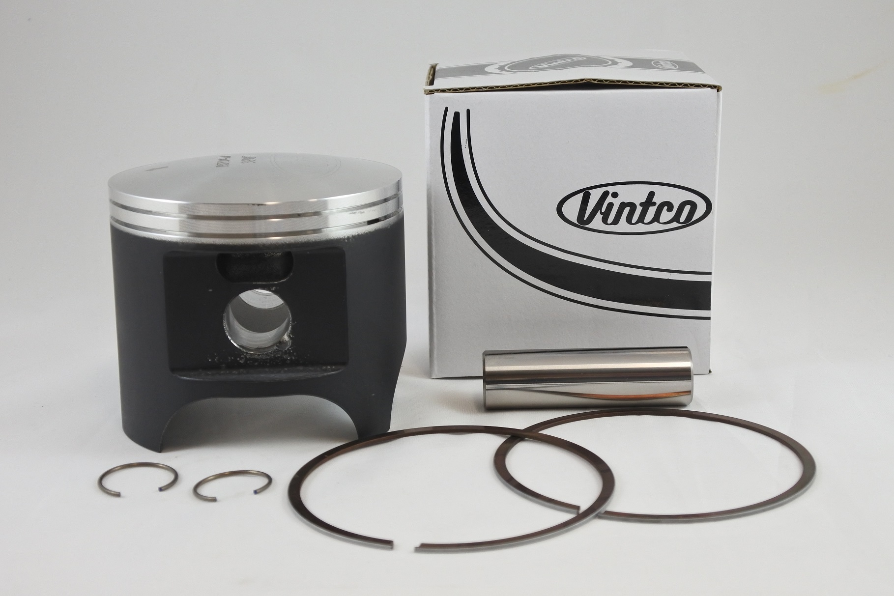PISTON KIT 76-78 YAMAHA YZ IT 400 86.0mm 1.0mm OVER VINTCO PSY04-1.0 thumbnail 2