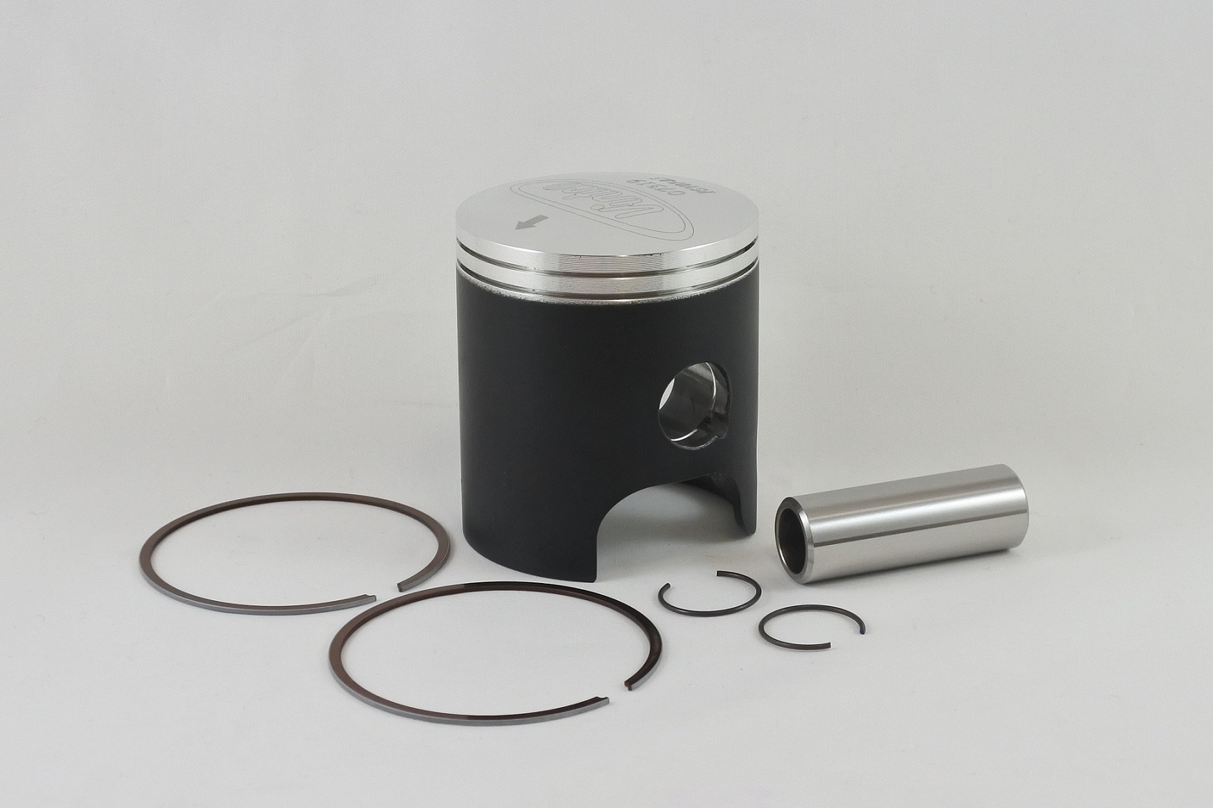 PISTON KIT 74-81 YAMAHA DT 125 56.5mm 0.5mm OVER VINTCO PSY07-0.5 image 1