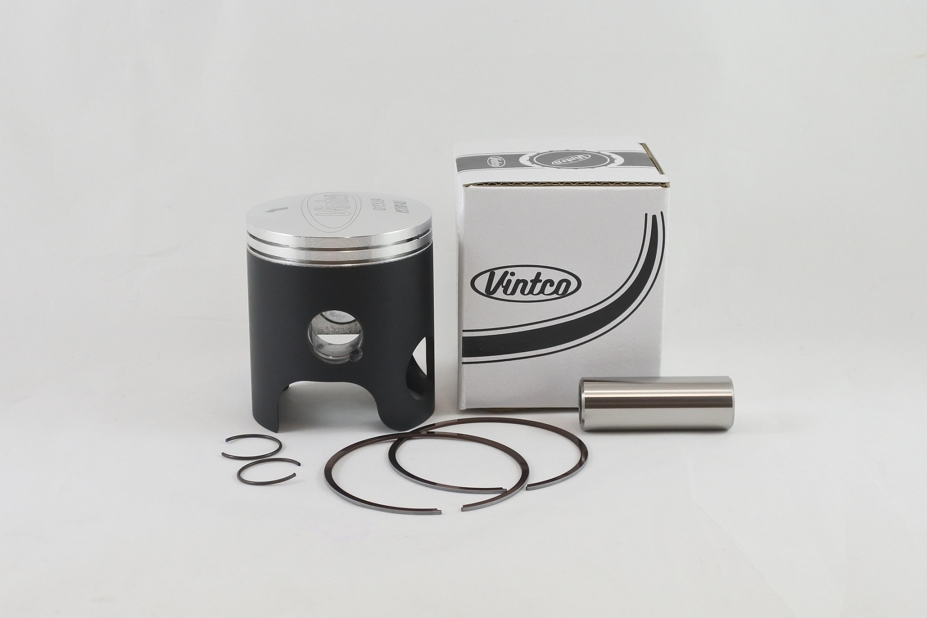PISTON KIT 74-81 YAMAHA DT 125 56.5mm 0.5mm OVER VINTCO PSY07-0.5 thumbnail 2