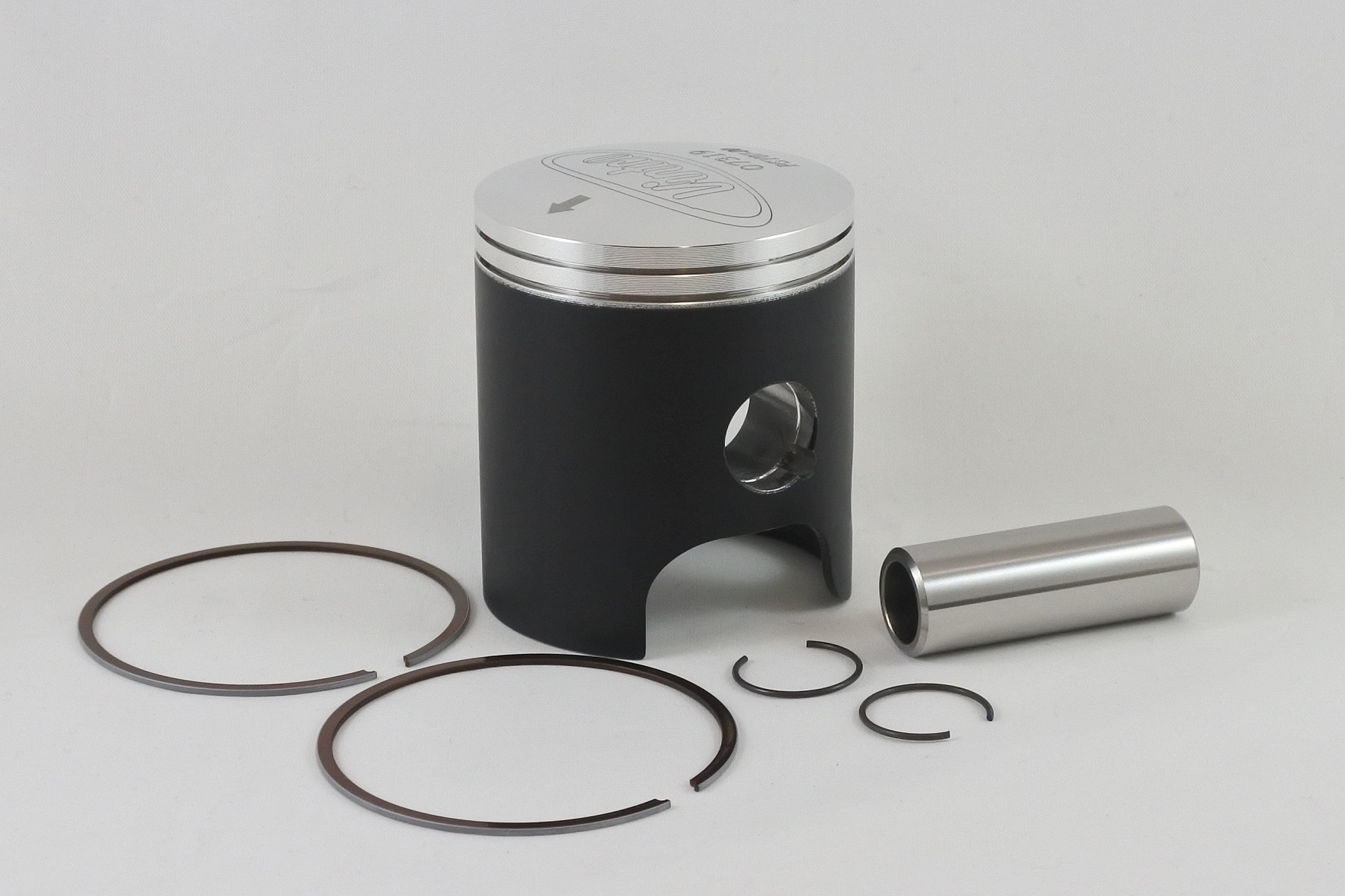 PISTON KIT 74-81 YAMAHA DT 125 56.0mm STANDARD VINTCO PSY07-00 image 1