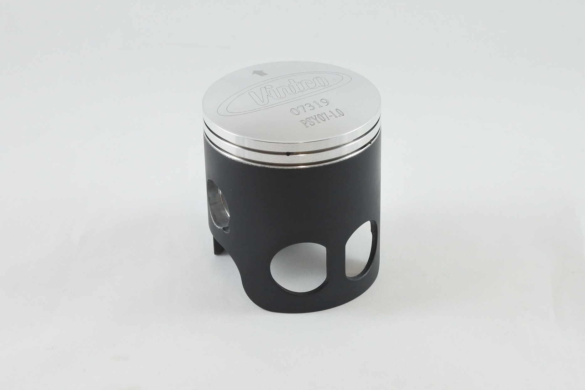 PISTON KIT 74-81 YAMAHA DT 125 57.0mm 1.0mm OVER VINTCO PSY07-1.0 thumbnail 5