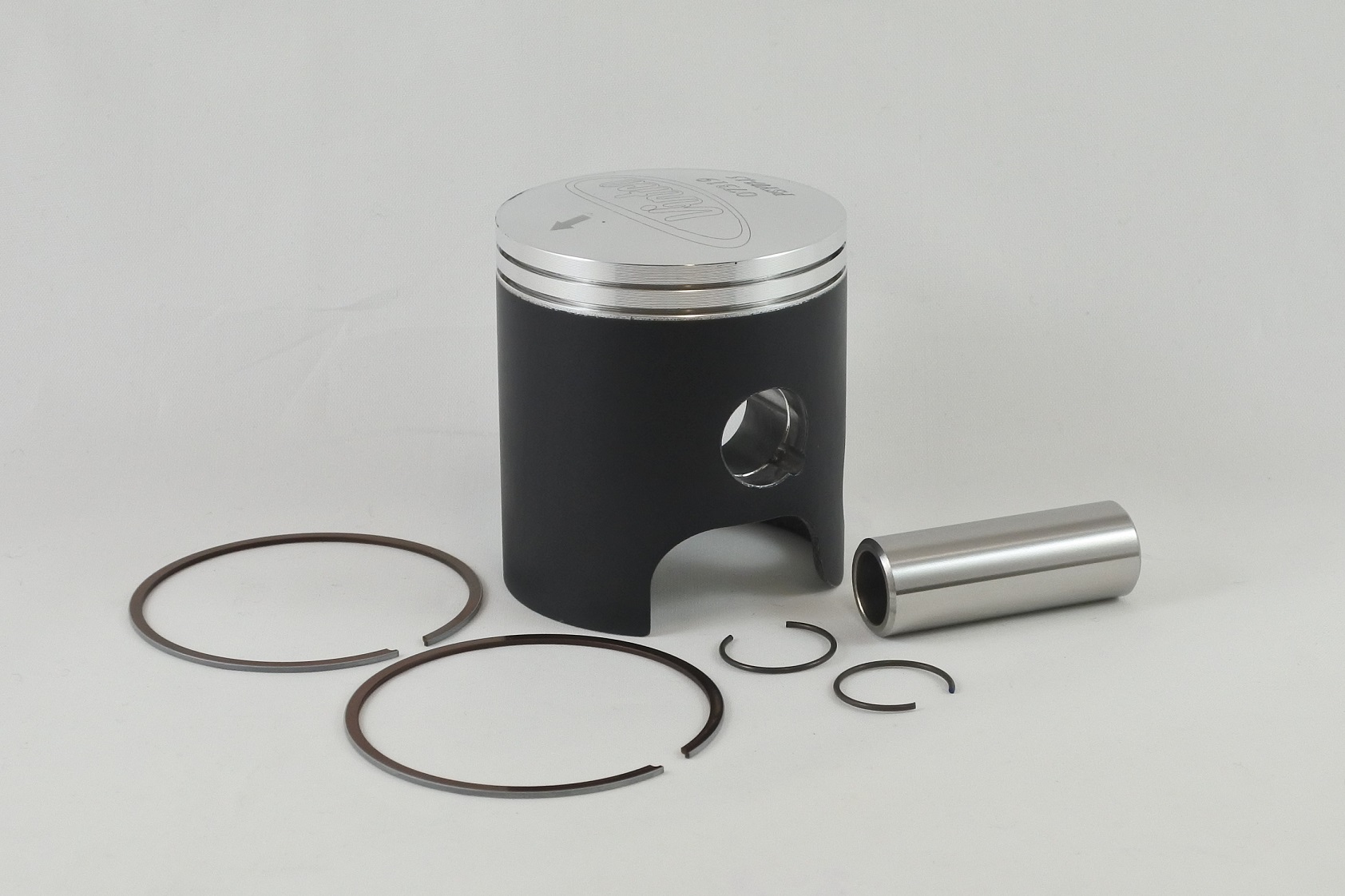 PISTON KIT 74-81 YAMAHA DT 125 57.5mm 1.5mm OVER VINTCO PSY07-1.5 image 1