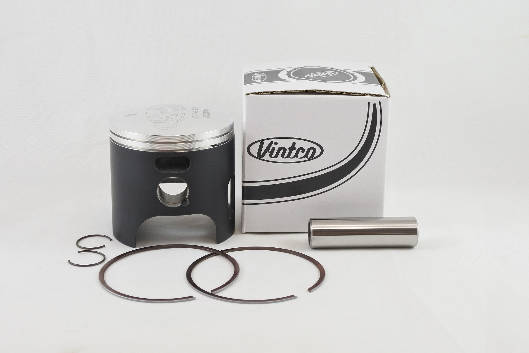 PISTON KIT 76-81 YAMAHA IT YZ 175 67.0mm 1.0mm OVER VINTCO PSY08-1.0 thumbnail 2