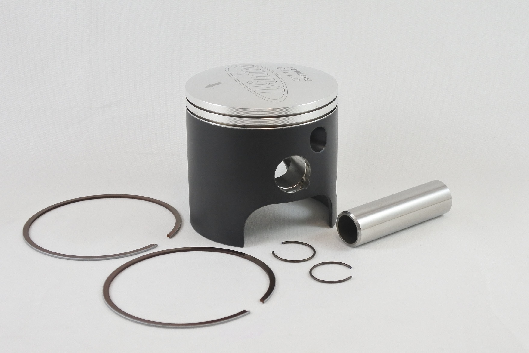 PISTON KIT 79-81 YAMAHA DT MX 175 66.5mm 0.5mm OVER VINTCO PSY10-0.5 image 1