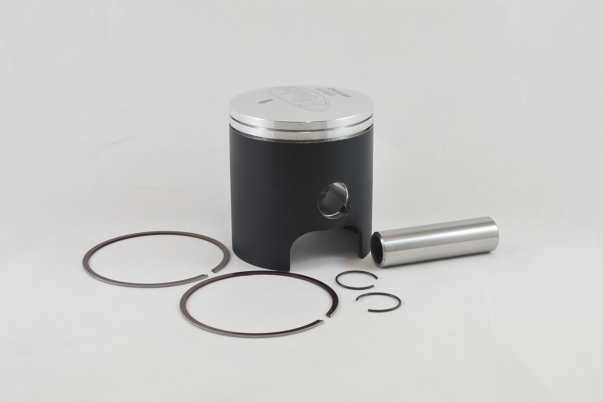 PISTON KIT 73-75 YAMAHA R5 350 64.5mm 0.5mm OVER VINTCO PSY13-0.5 image 1