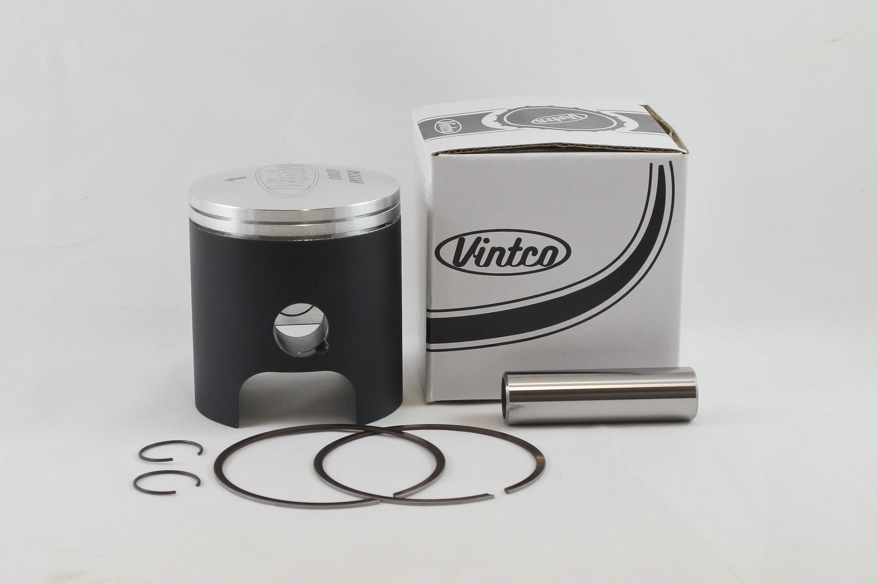 PISTON KIT 73-75 YAMAHA R5 350 64.5mm 0.5mm OVER VINTCO PSY13-0.5 thumbnail 2